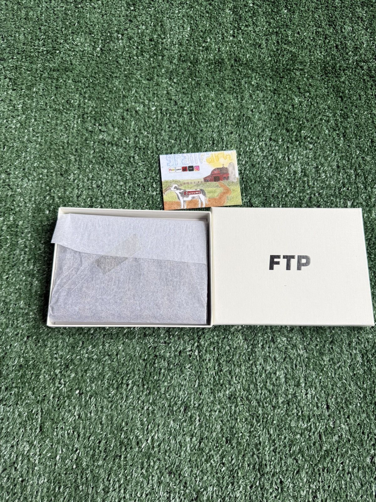 Fuck The Population FTP LOGO RÉPÉTÉ PASSPORT HOLDER(BROWN) Size ONE SIZE - 3 Thumbnail