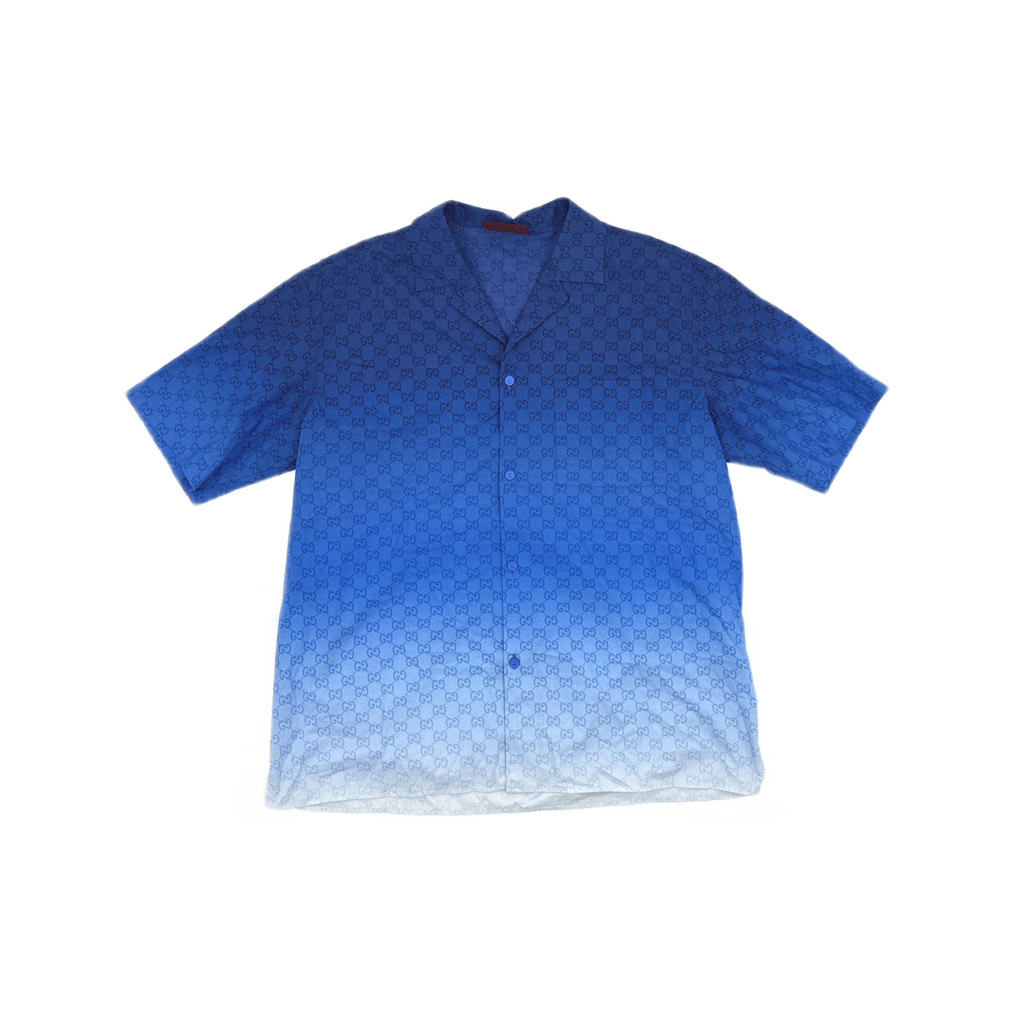 Gucci Gucci Gradient GG Monogram Short Sleeve Shirt 54 Size US L / EU 52-54 / 3 - 1 Thumbnail