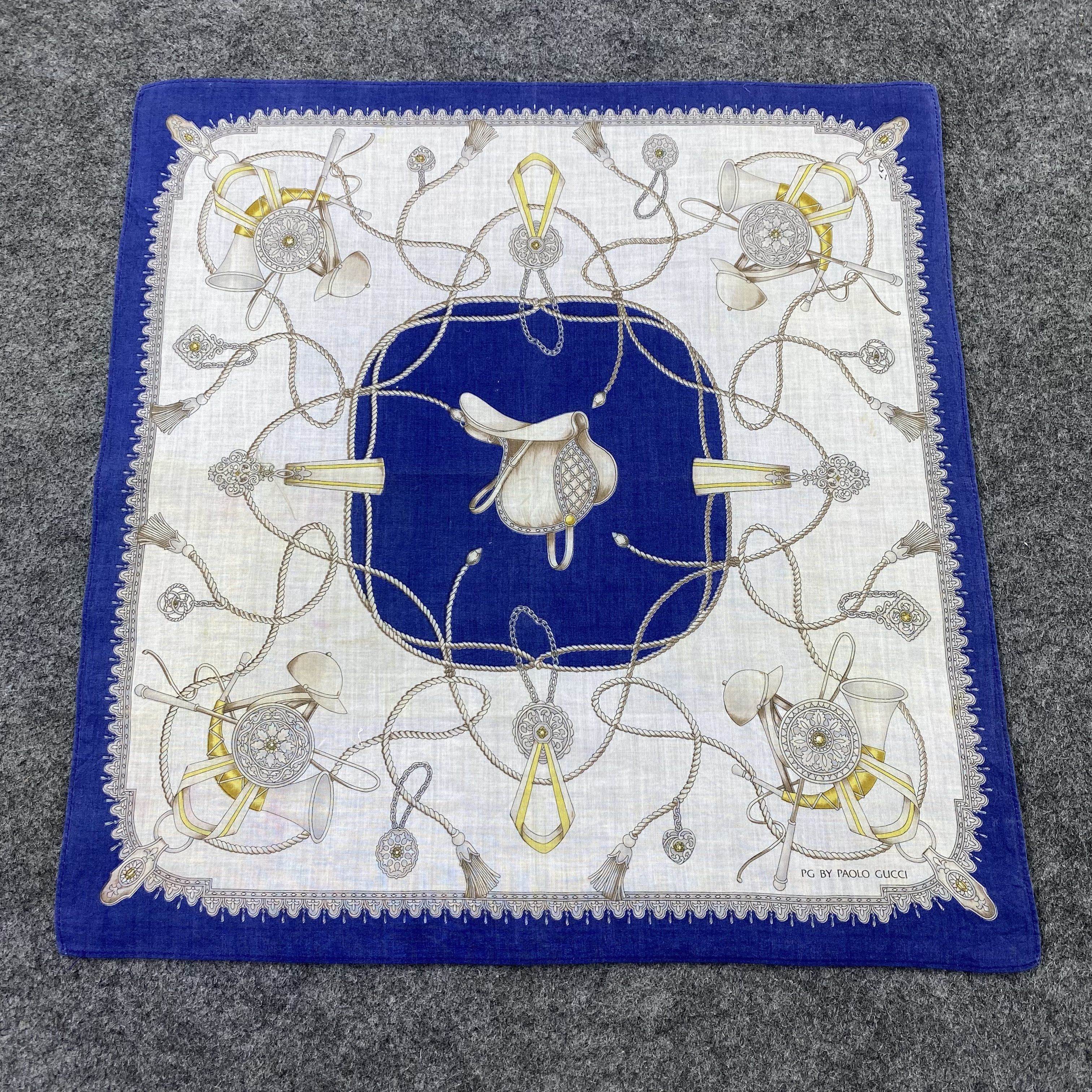 Paolo Gucci Paolo Gucci Handkerchief / Bandana / Neckerchief-B1115 Size ONE SIZE - 3 Thumbnail