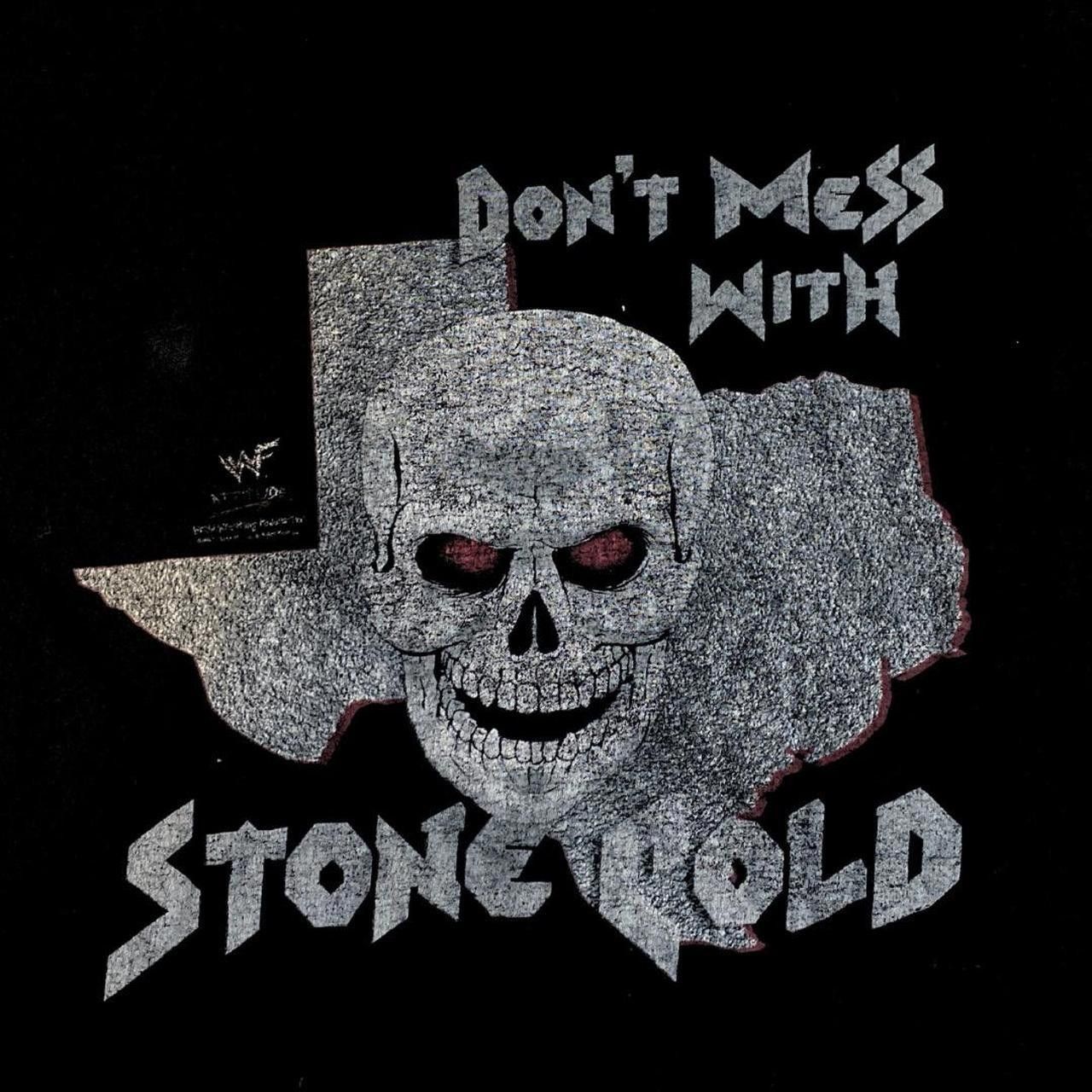 Designer Vintage WWF Stone Cold Tee Size US L / EU 52-54 / 3 - 2 Thumbnail