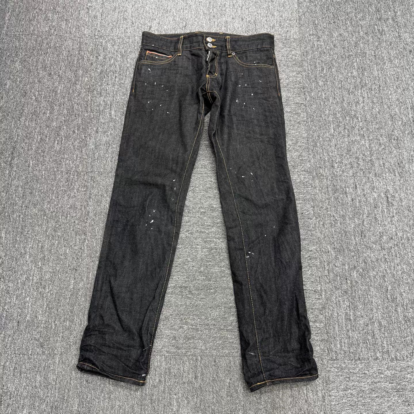 Dsquared2 Dsquared2 Distressed Paint Splatter Jeans Size US 32 / EU 48 - 1 Thumbnail