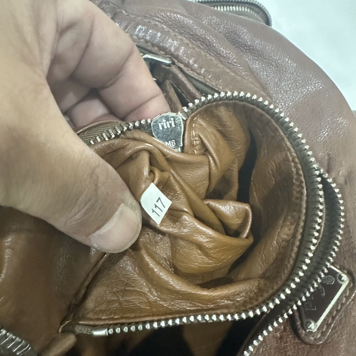 Prada ‼️LASTDROP‼️ PRADA WASHED BUFFALO BAULETTO SHOULDER HOBO BAG Size ONE SIZE - 11 Thumbnail