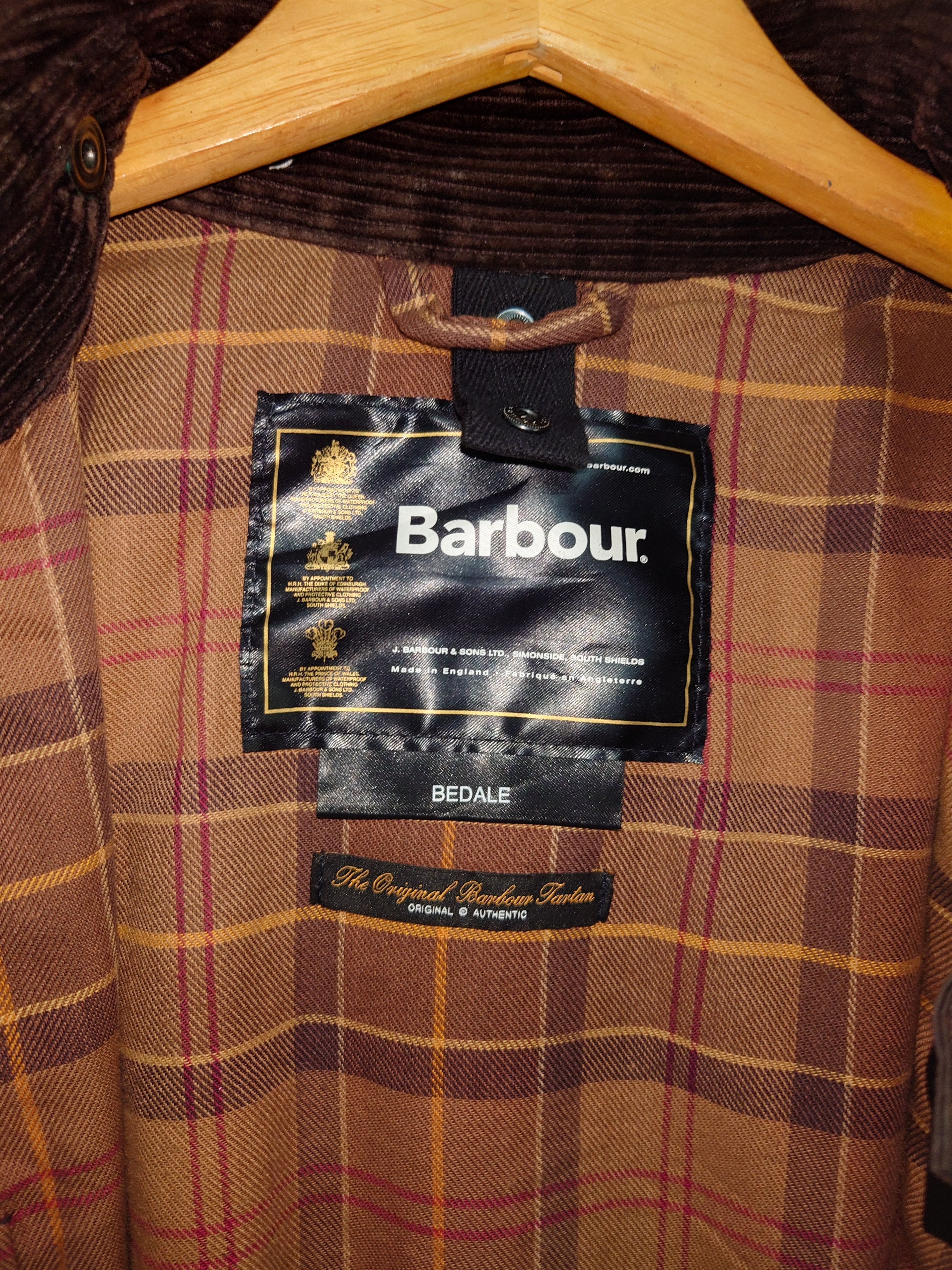Barbour Authentic Barbour Bedale Waxed Jacket Rustic Brown Size US L / EU 52-54 / 3 - 3 Thumbnail
