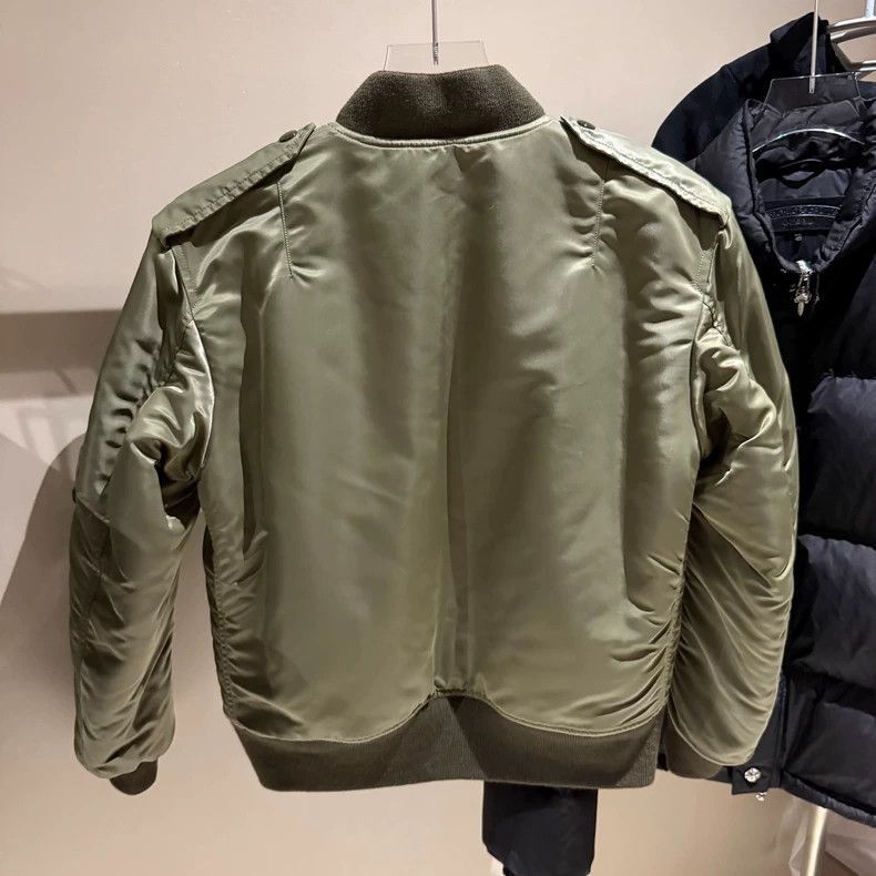 Saint Laurent Paris Saint Laurent Army Green Flight Jacket -DMC-2508 Size US S / EU 44-46 / 1 - 2 Thumbnail