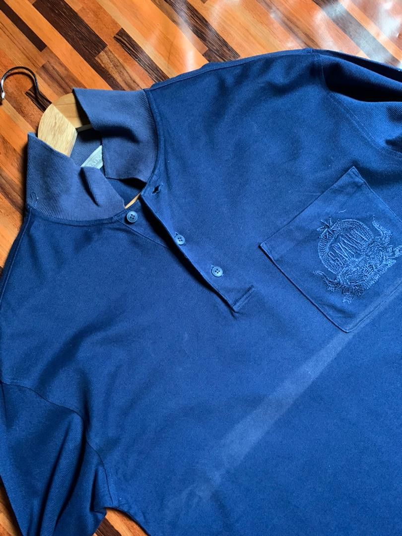 Vintage e31 Archival Vintage Raika Japanese navy blue polo Size US L / EU 52-54 / 3 - 1 Thumbnail
