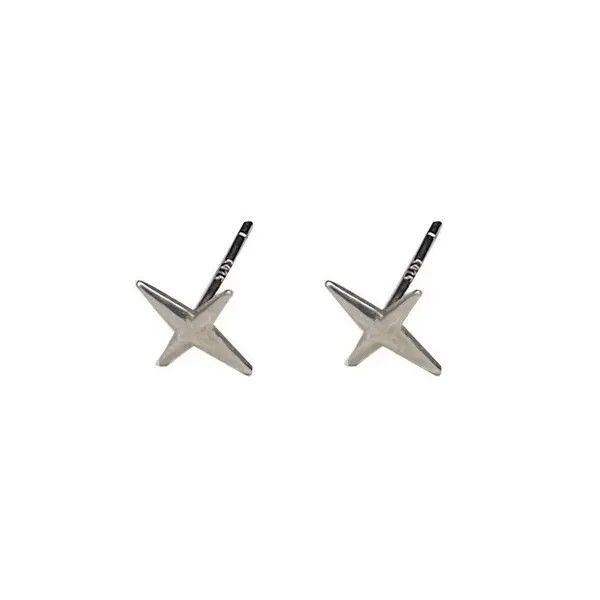 Other 100%925 silver retro punk earrings Size ONE SIZE - 3 Thumbnail