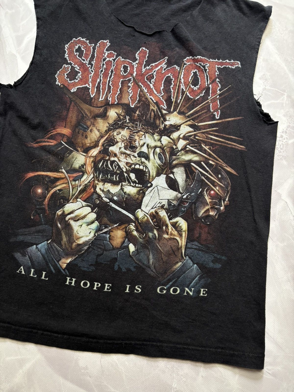 Slipknot Slipknot All Hope Is Gone Tank Top Distressed Thrashed Faded Size US S / EU 44-46 / 1 - 5 Thumbnail
