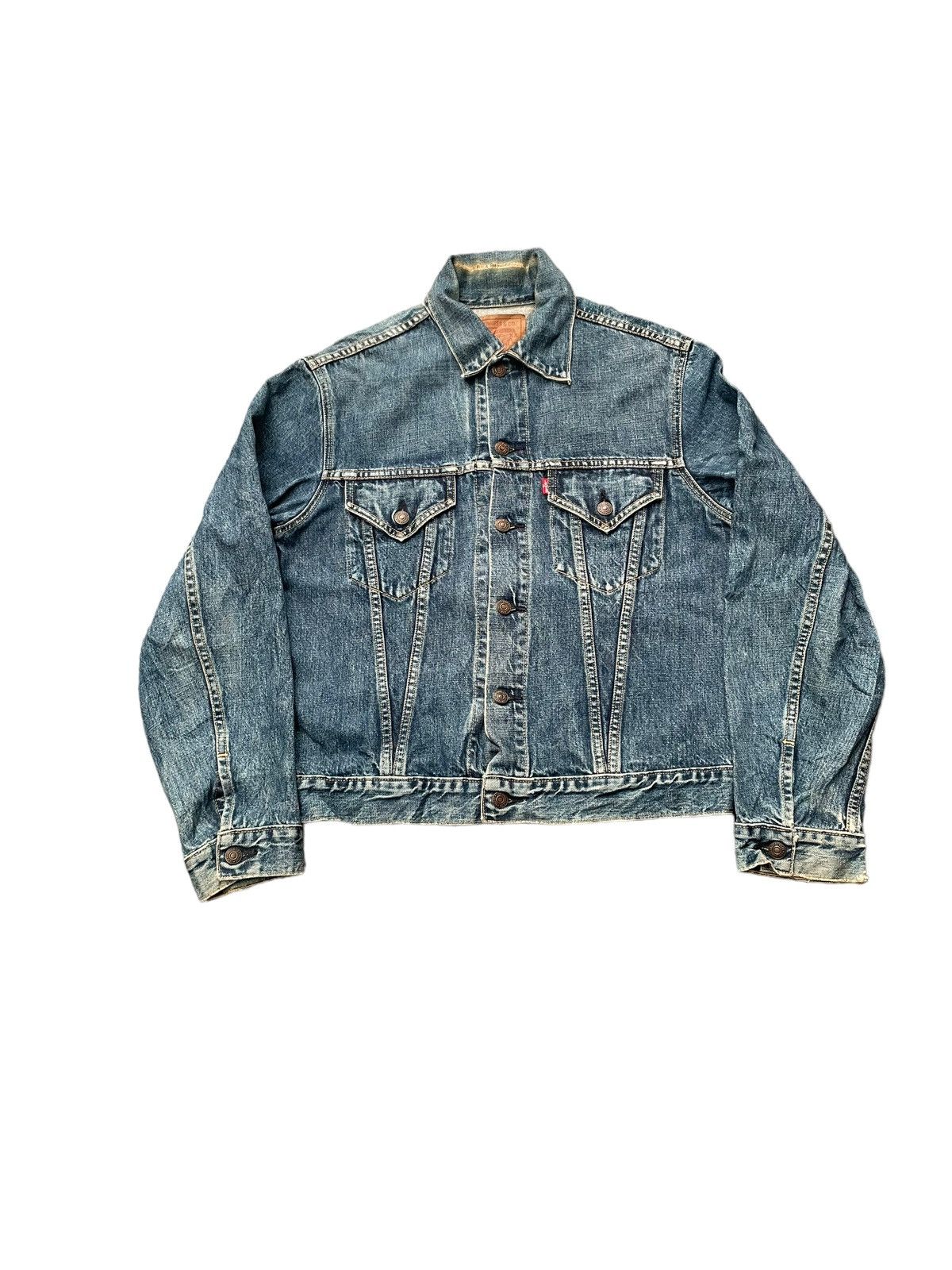 LEVI’S / 90's 71557 557XX denim jacket 90s LVC LEVIS 71557 3rd Big E denim jacket Reproduction Size