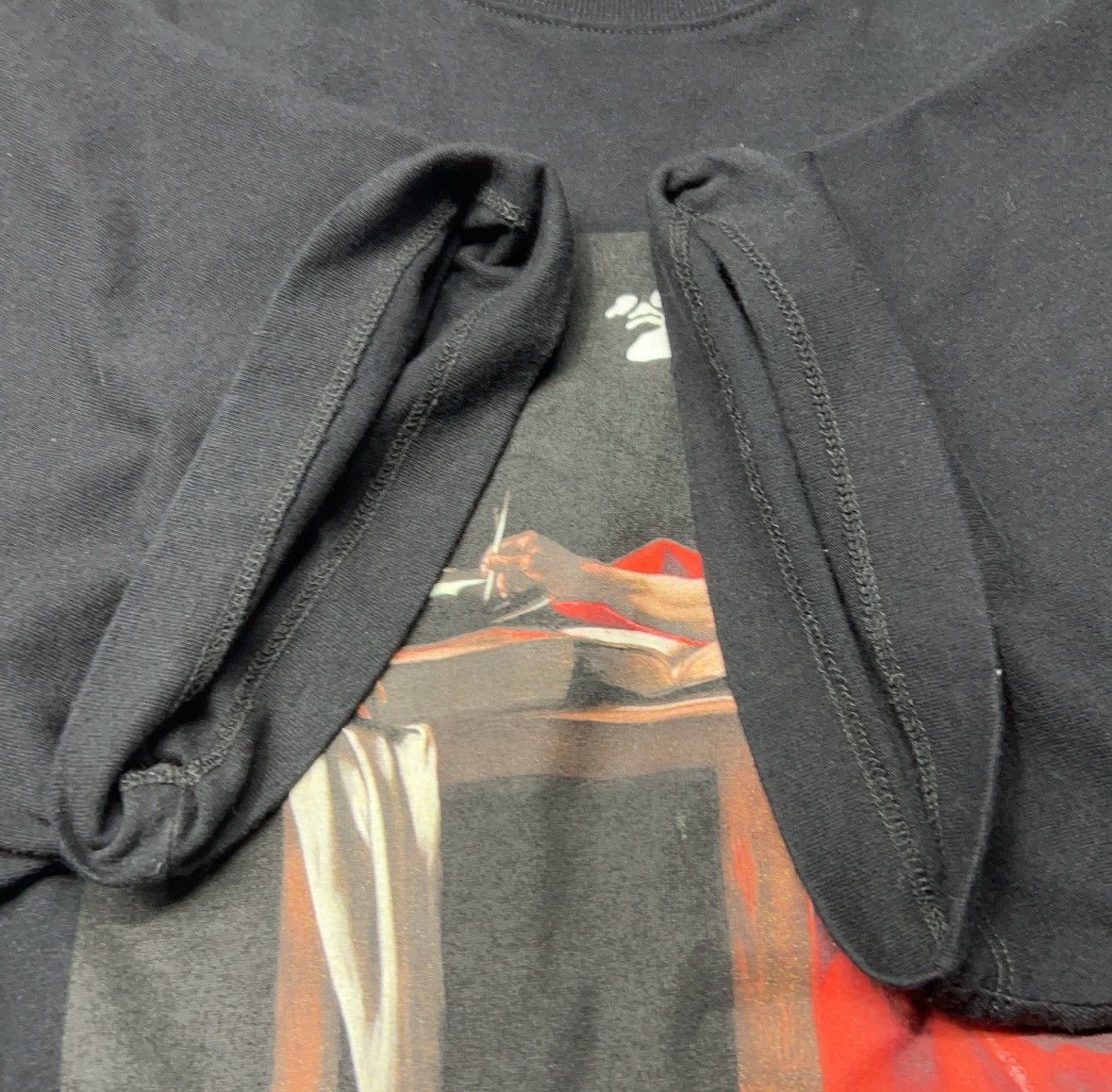 Off-White Off-White Caravaggio Printed T-Shirt Size US XXS / EU 40 - 3 Thumbnail