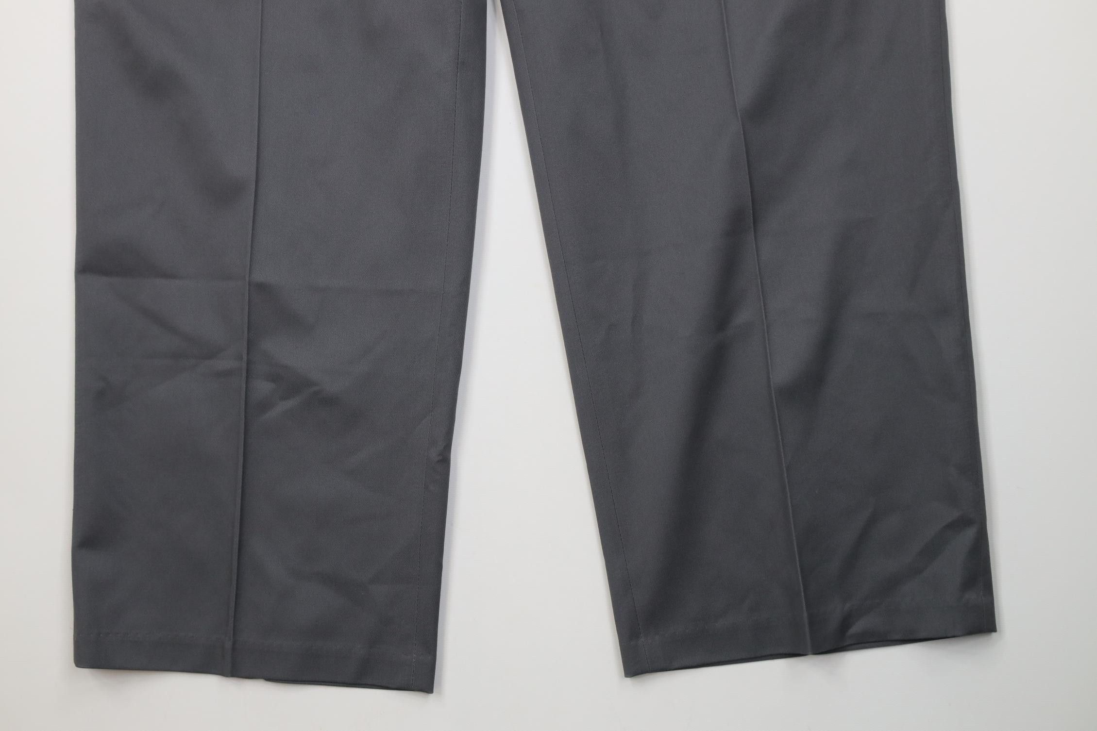 Vintage Deadstock Vintage Y2K Wide Leg Chino Pants Trousers Gray Size US 38 / EU 54 - 4 Thumbnail