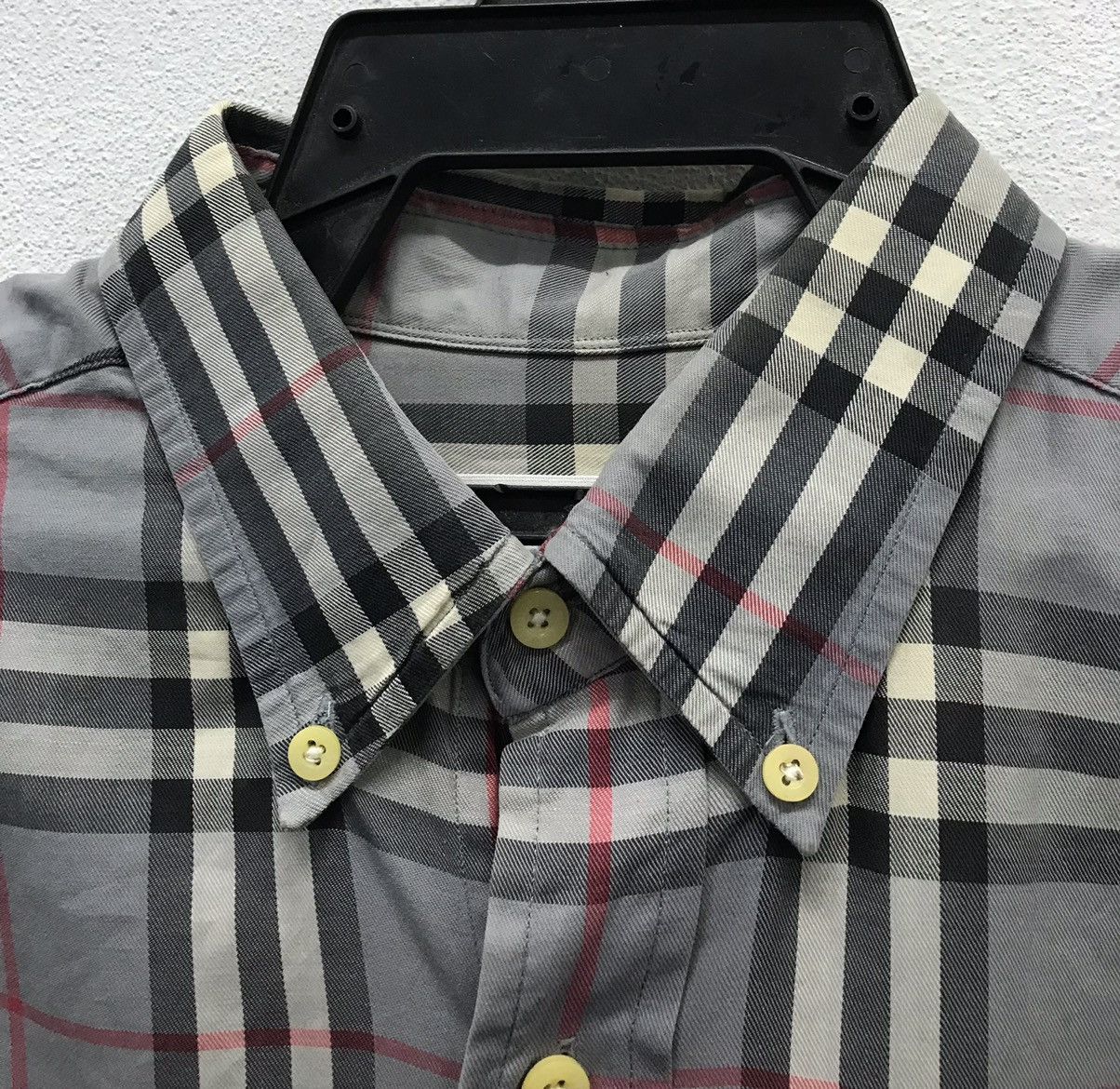Burberry × Vintage Vintage Burberrys Of London Long Sleeve Shirt Button Up Size US M / EU 48-50 / 2 - 3 Thumbnail
