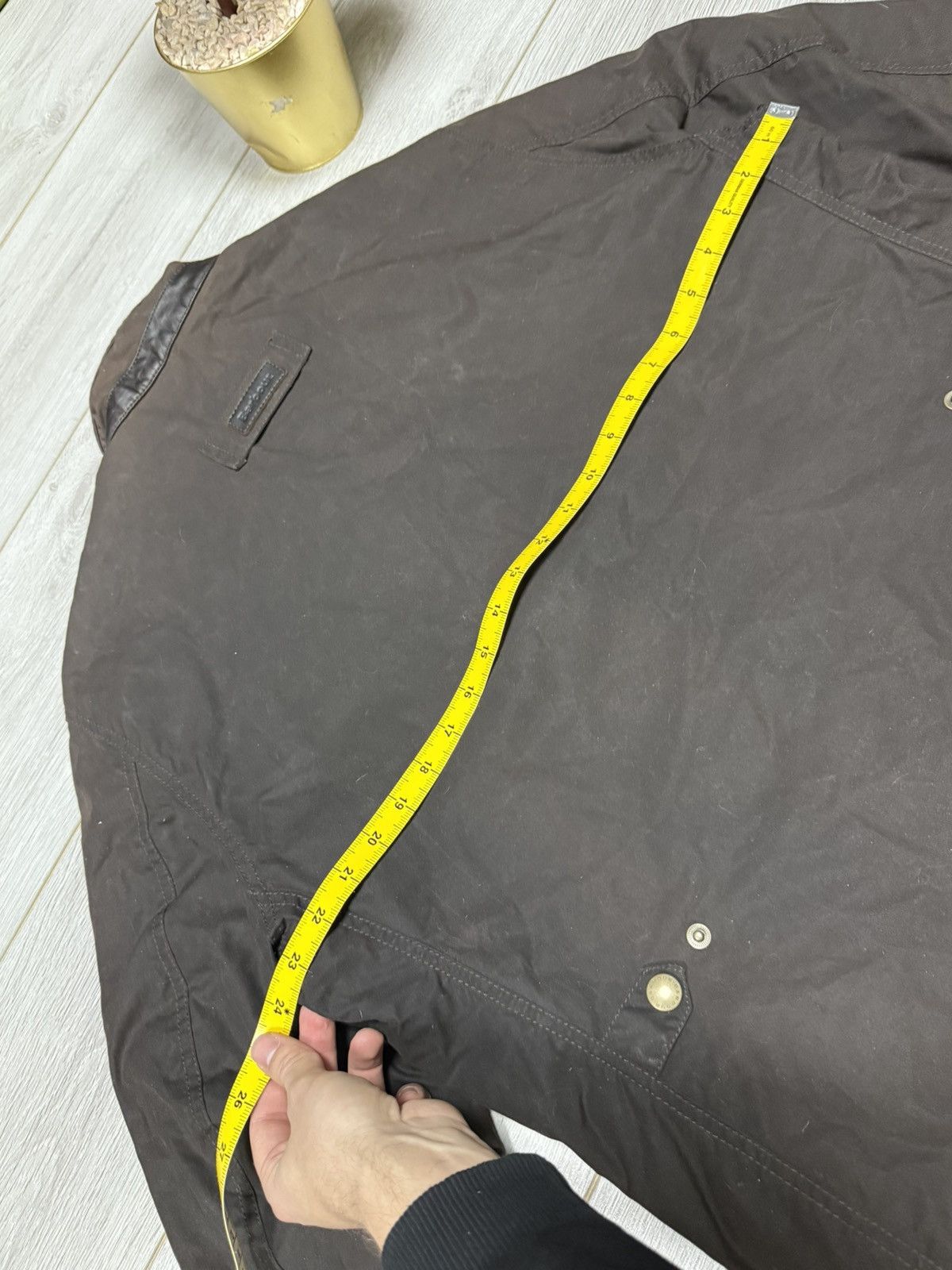 Barbour Prestbury wax jacket zip vintage