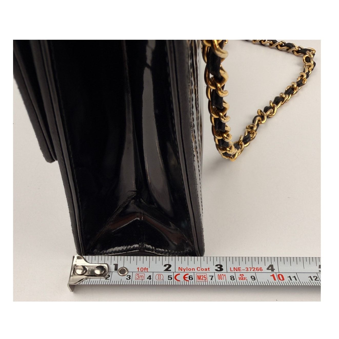 Chanel Chanel Vintage CC Black Patent Envelope Flap Bag Size ONE SIZE - 13 Thumbnail