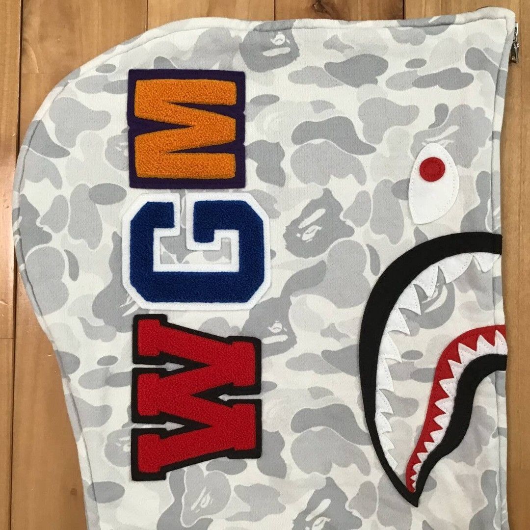 Bape 🔥Harajuku Store Camo🔥 BAPE Separate shark full zip hoodie Size US XL / EU 56 / 4 - 5 Thumbnail