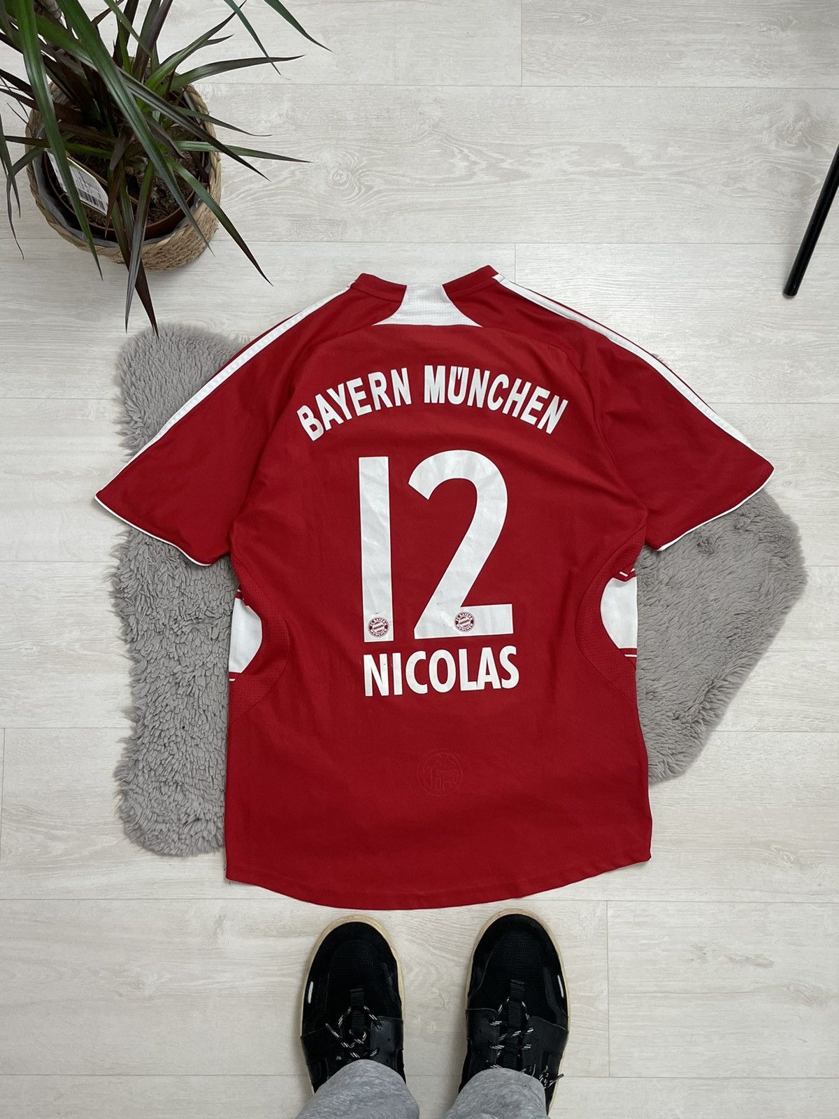 Adidas Adidas Bayern Munchen Soccer Jersey Vintage #12 Size US S / EU 44-46 / 1 - 5 Thumbnail