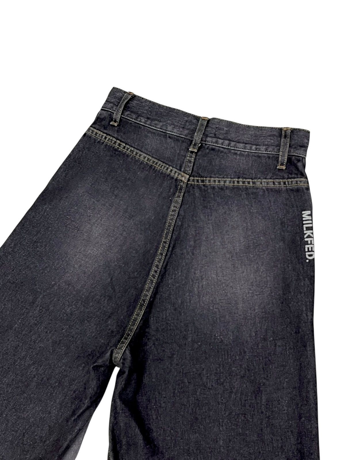 MILKFED 💥RARE🔥Vintage MILKFED. Panel Ultra Flare Denim Petite Rare Size 25" / US 0 / IT 36 - 5 Thumbnail