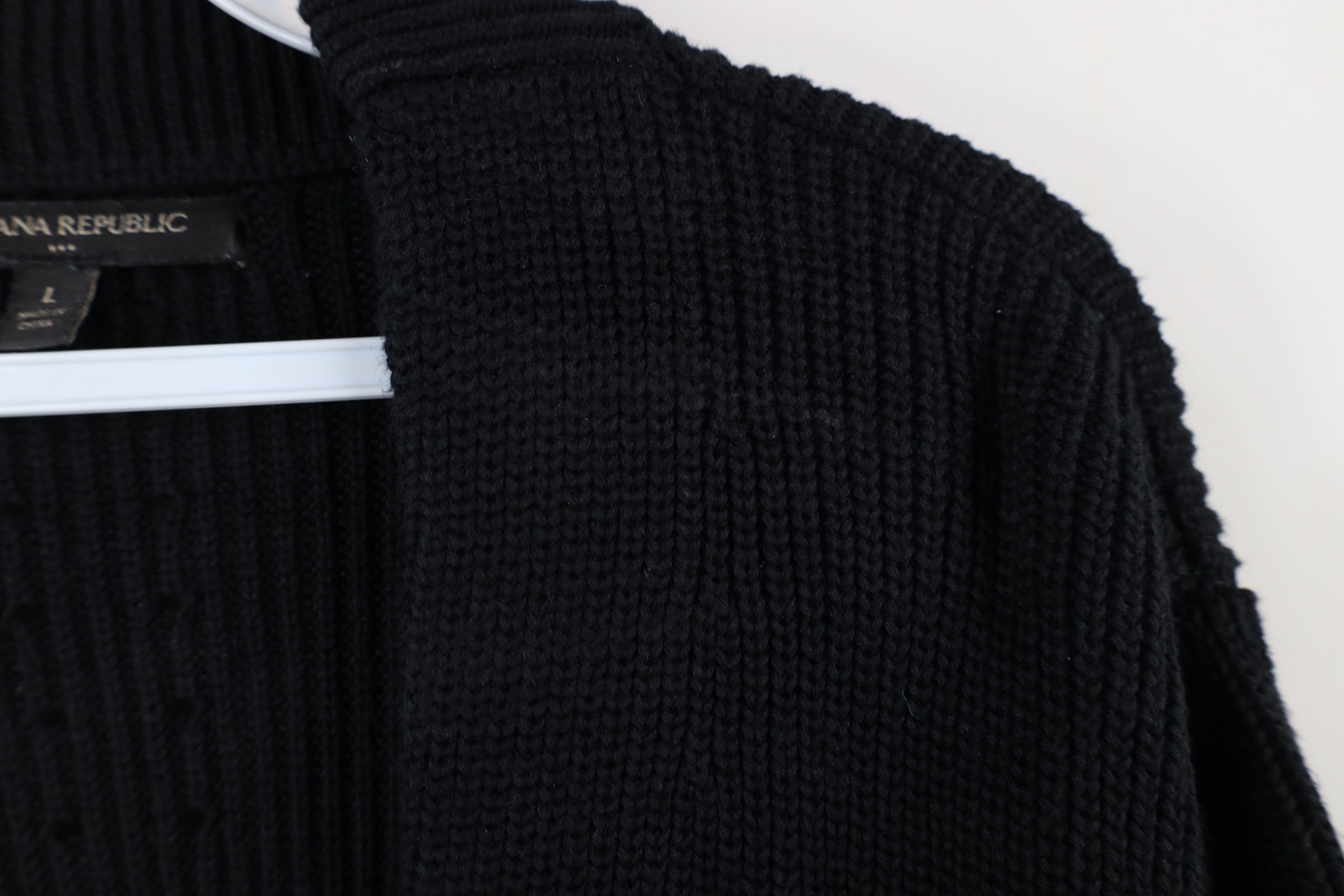 Banana Republic × Vintage Vintage Y2K Banana Republic Ribbed Knit Cardigan Sweater Size L / US 10 / IT 46 - 6 Thumbnail