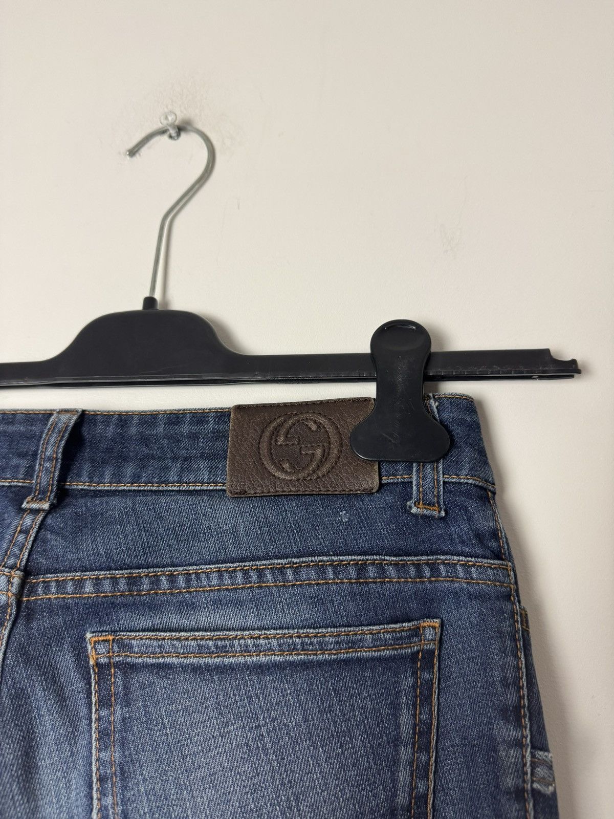 Gucci Gucci Vintage Slim Denim Jeans Made in Italy Dark Wash Size 26" / US 2 / IT 38 - 11 Thumbnail
