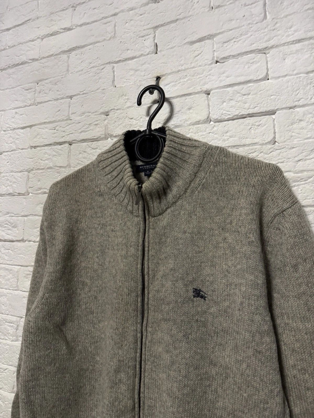 Burberry Rare Burberry Full Zip Wool Knit Sweater Cardigan Old Money Size US S / EU 44-46 / 1 - 2 Thumbnail