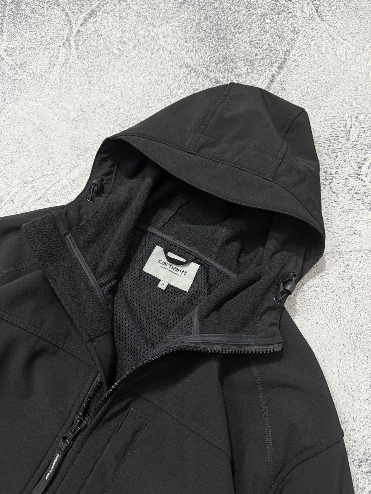 Carhartt × Carhartt Wip Carhartt WIP Softshell Reflective Logo Black Jacket Size XL Size US XL / EU 56 / 4 - 10 Thumbnail