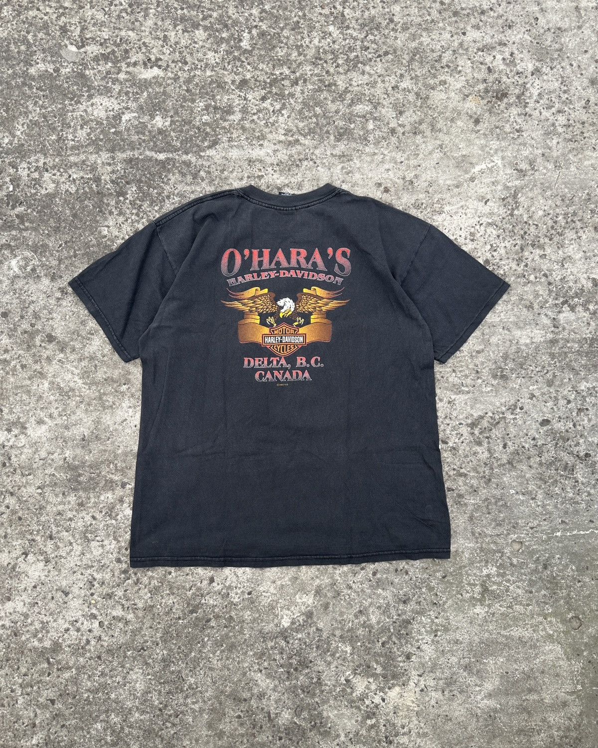 Harley Davidson × Vintage Vintage Harley Davidson O’hara’s Delta Logo 2000 Rare XL Size US XL / EU 56 / 4 - 6 Thumbnail