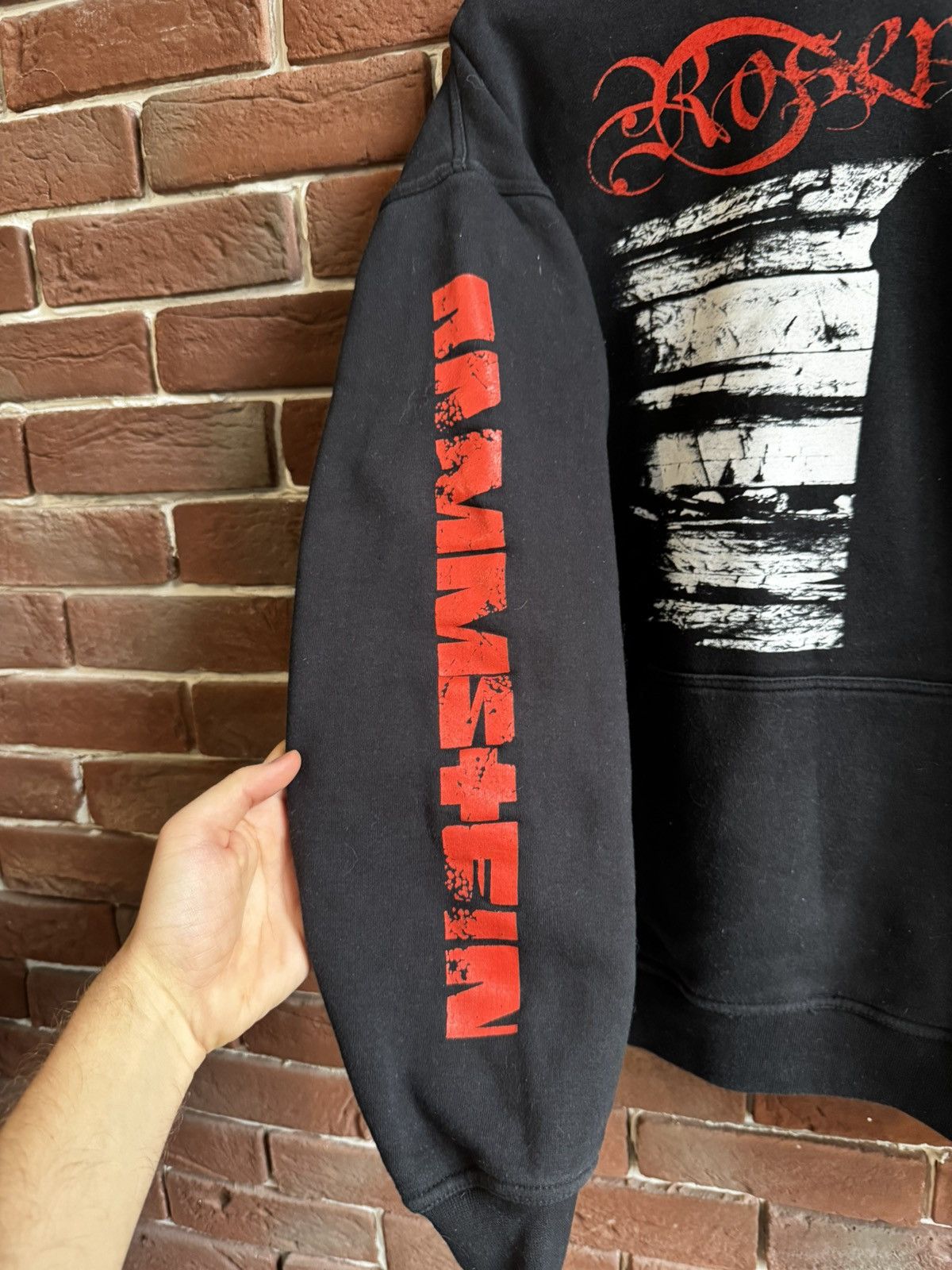 Band Tees Vintage 00s Rammstein Rosenrot Rare Metal Band hoodie XL Size US XL / EU 56 / 4 - 3 Thumbnail