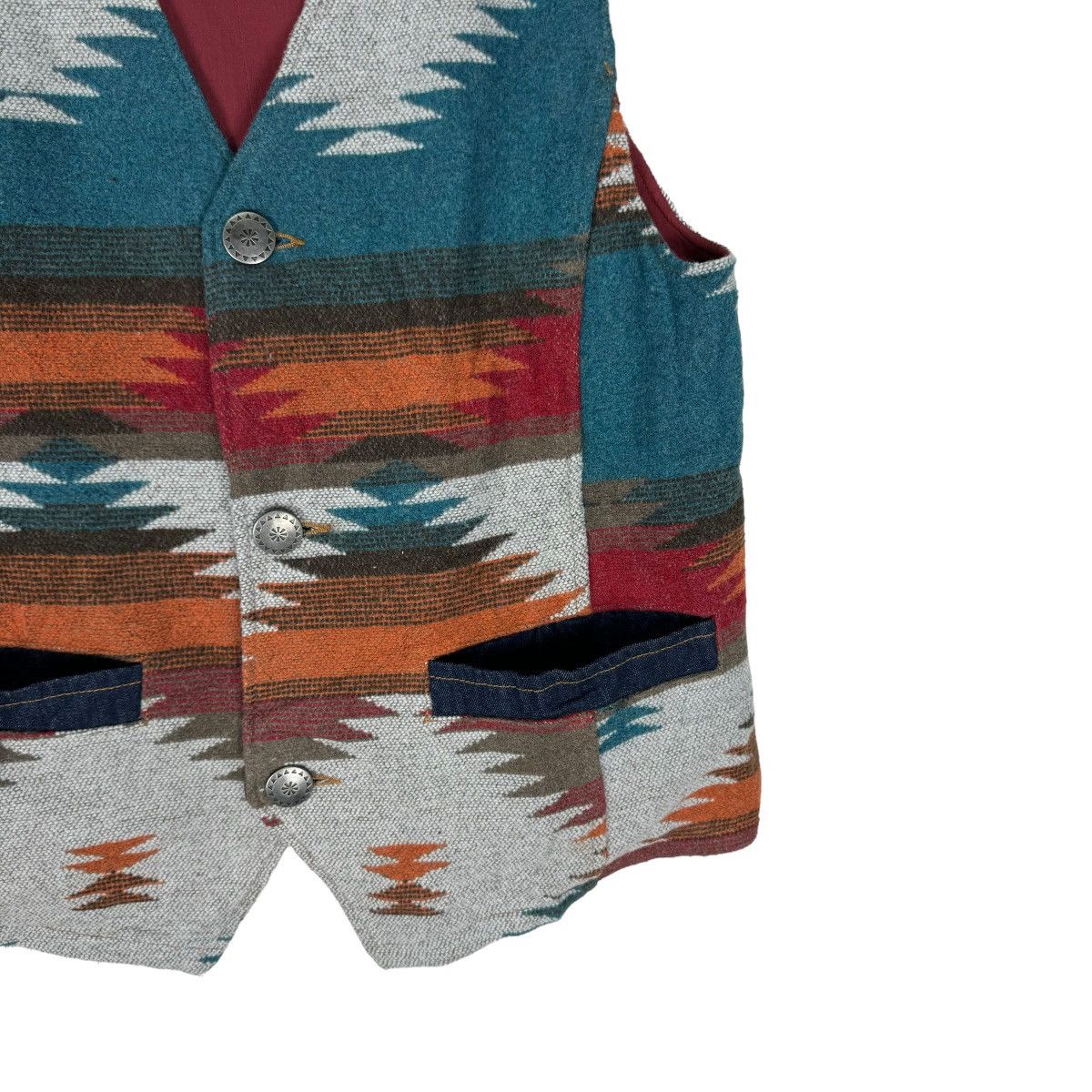 Japanese Brand ⚡️TITICACA AZTEC NATIVE VEST Size US M / EU 48-50 / 2 - 4 Thumbnail