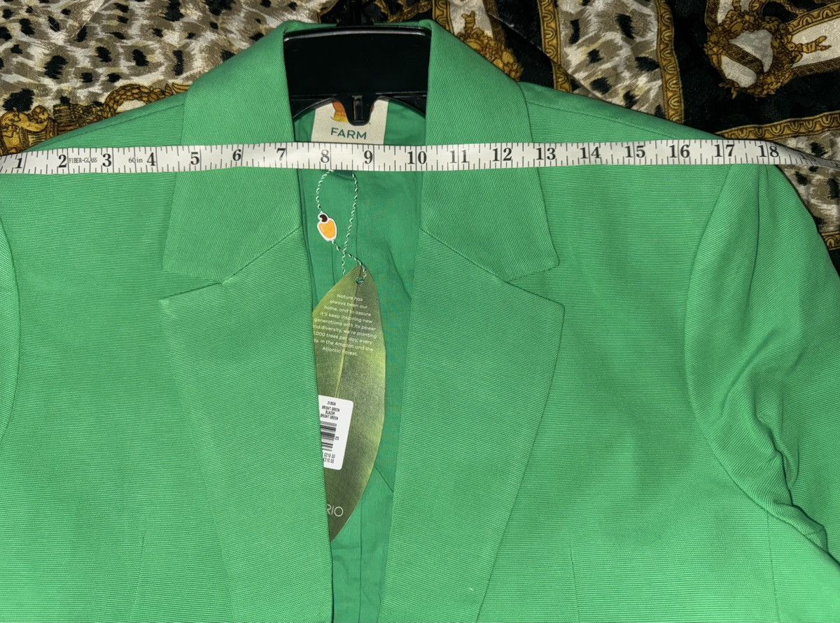 Farm Rio Farm Rio Bright Green Blazer size XS Size XS / US 0-2 / IT 36-38 - 4 Thumbnail