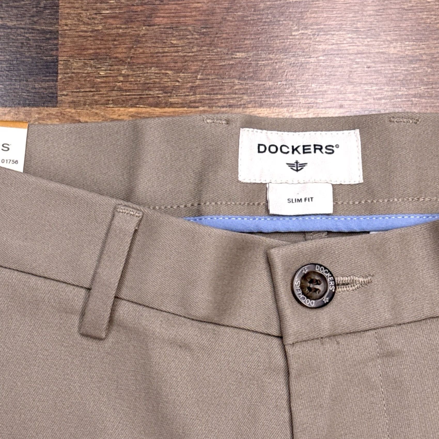 Dockers Dockers Signature Khaki Pants Mens 29x32 Tan Slim Performance New Size US 29 - 5 Thumbnail