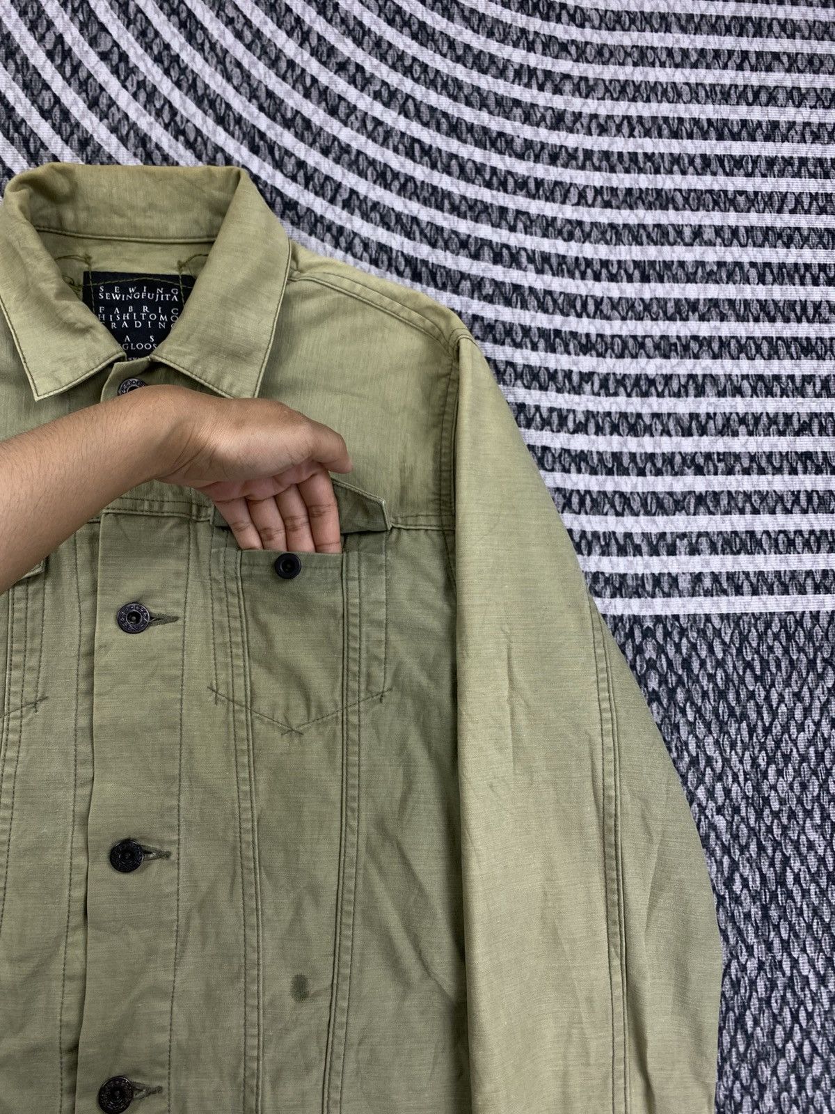 KURO Vintage Kuro Denim Hishitomo Kapital Trucker Jacket Size US S / EU 44-46 / 1 - 7 Thumbnail