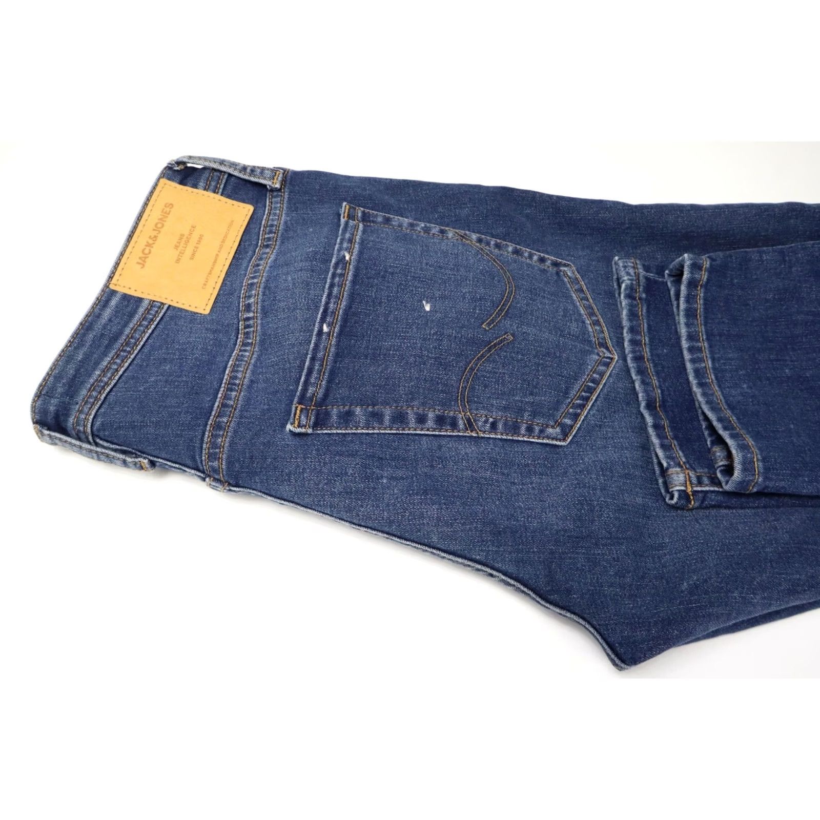 Jack & Jones JACK & JONES Slim/Glenn Jeans Men's W32/L34 Blue Slim/Glenn Jeans 5-Pocket Stretch Zip Fly Denim Size US 32 / EU 48 - 8 Thumbnail