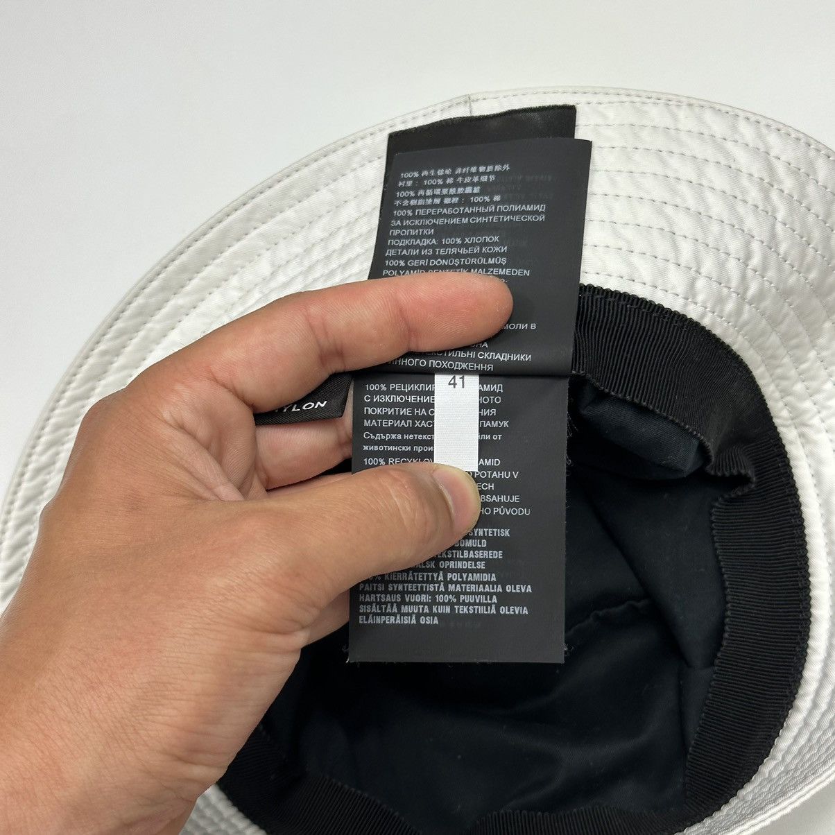 Prada Prada Milano 2020 Nylon Bucket Hat - S/M Size ONE SIZE - 15 Thumbnail