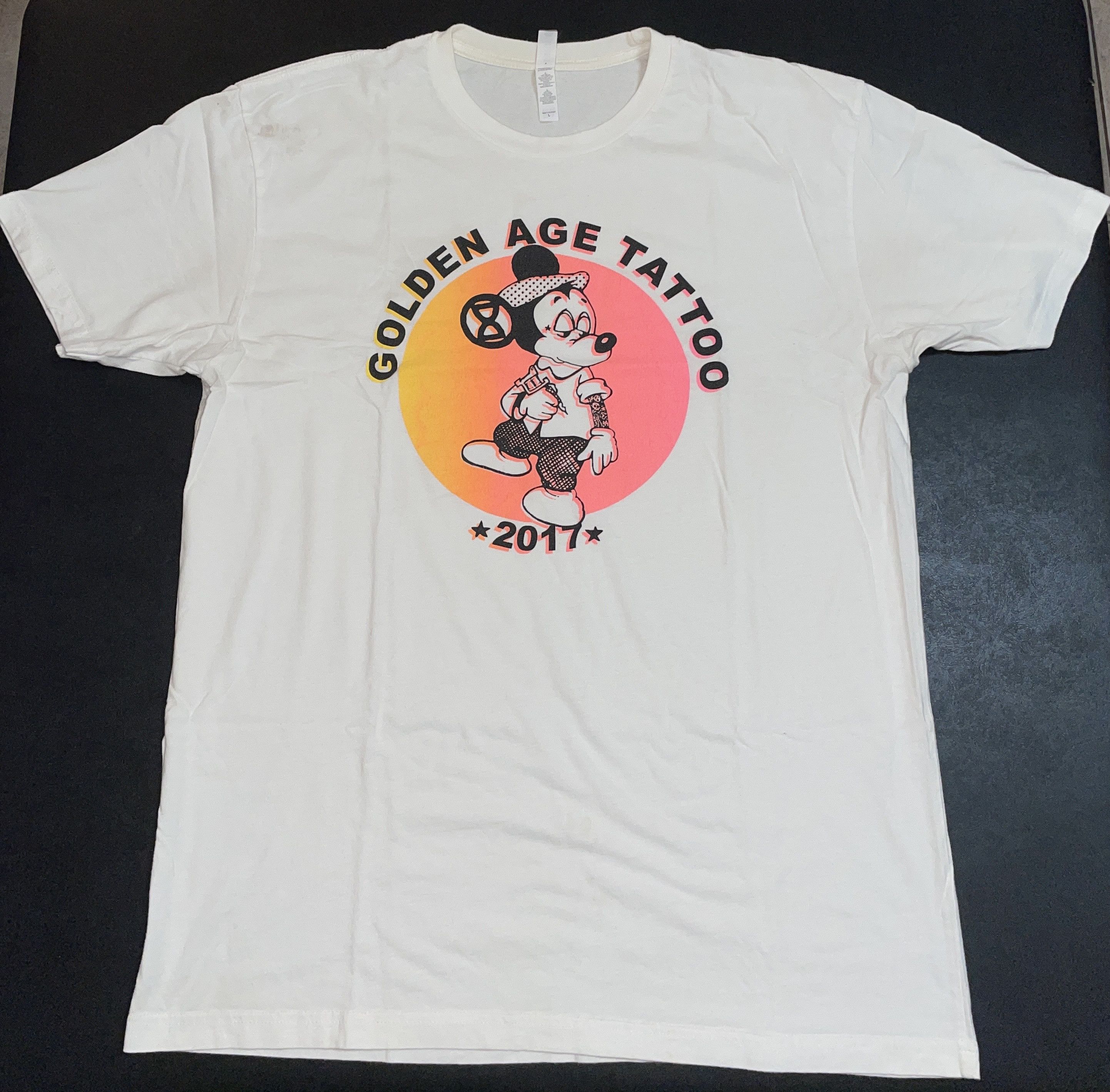 Other Golden Age Tattoo white shirt Mickey Mouse 2017 size large Size US L / EU 52-54 / 3 - 1 Thumbnail