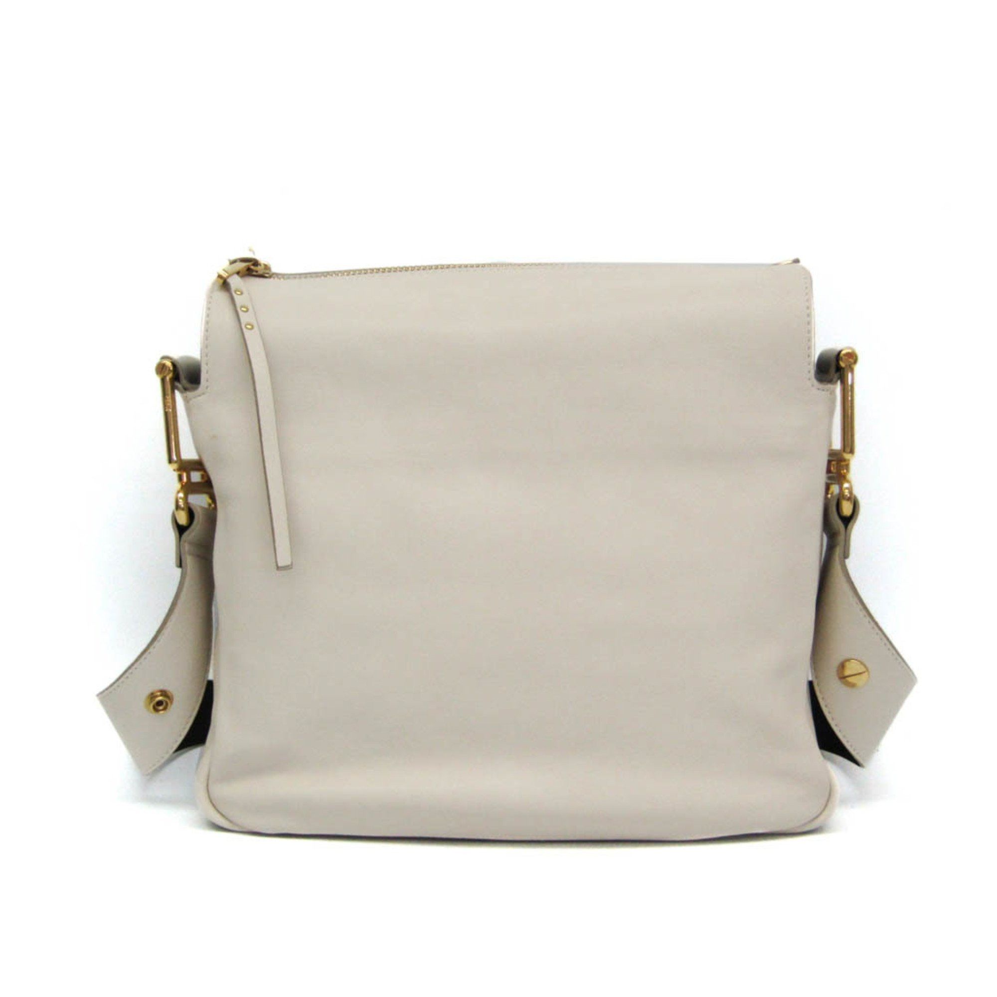Chloe Chloé Vanessa Women's Leather Shoulder Bag Off-white Size ONE SIZE - 1 Thumbnail
