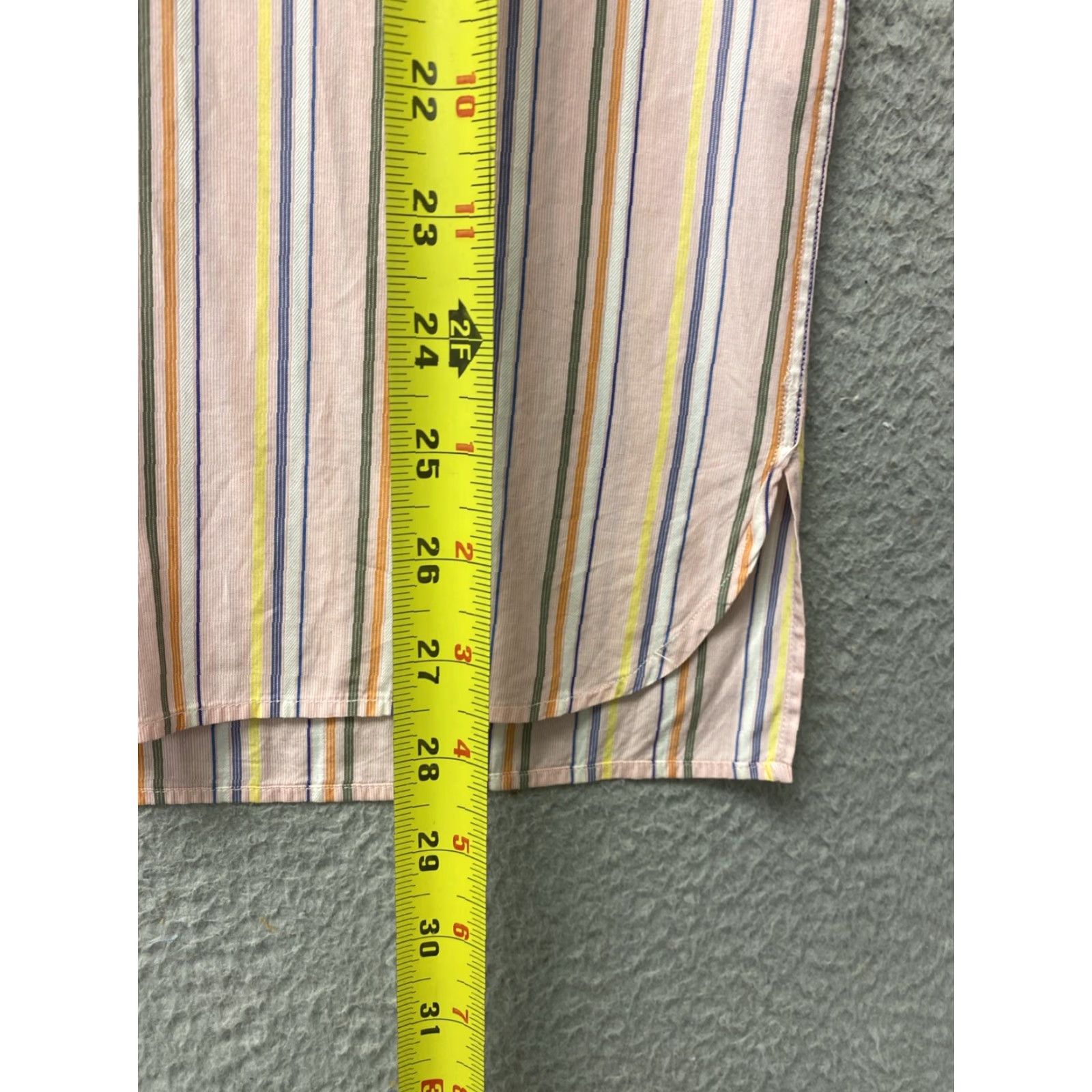 Ermenegildo Zegna VINTAGE Ermenegildo Zegna Men's Shirt size Small Pink Stripes Italy Long Sleeve Casual Formal 100% Cotton Size US S / EU 44-46 / 1 - 6 Thumbnail