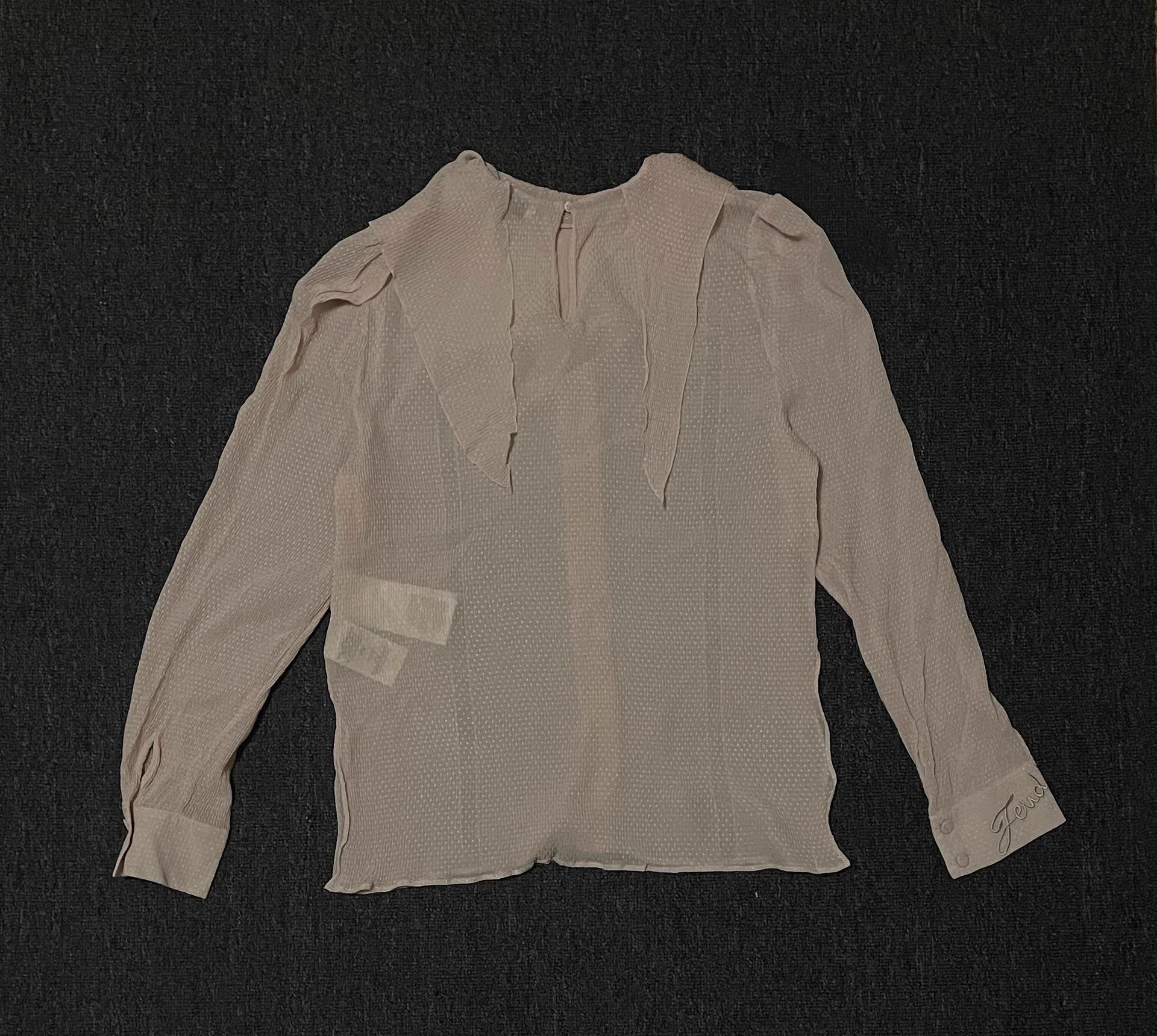Fendi Fendi Women's Chiffon Blouse Size M / US 6-8 / IT 42-44 - 1 Thumbnail