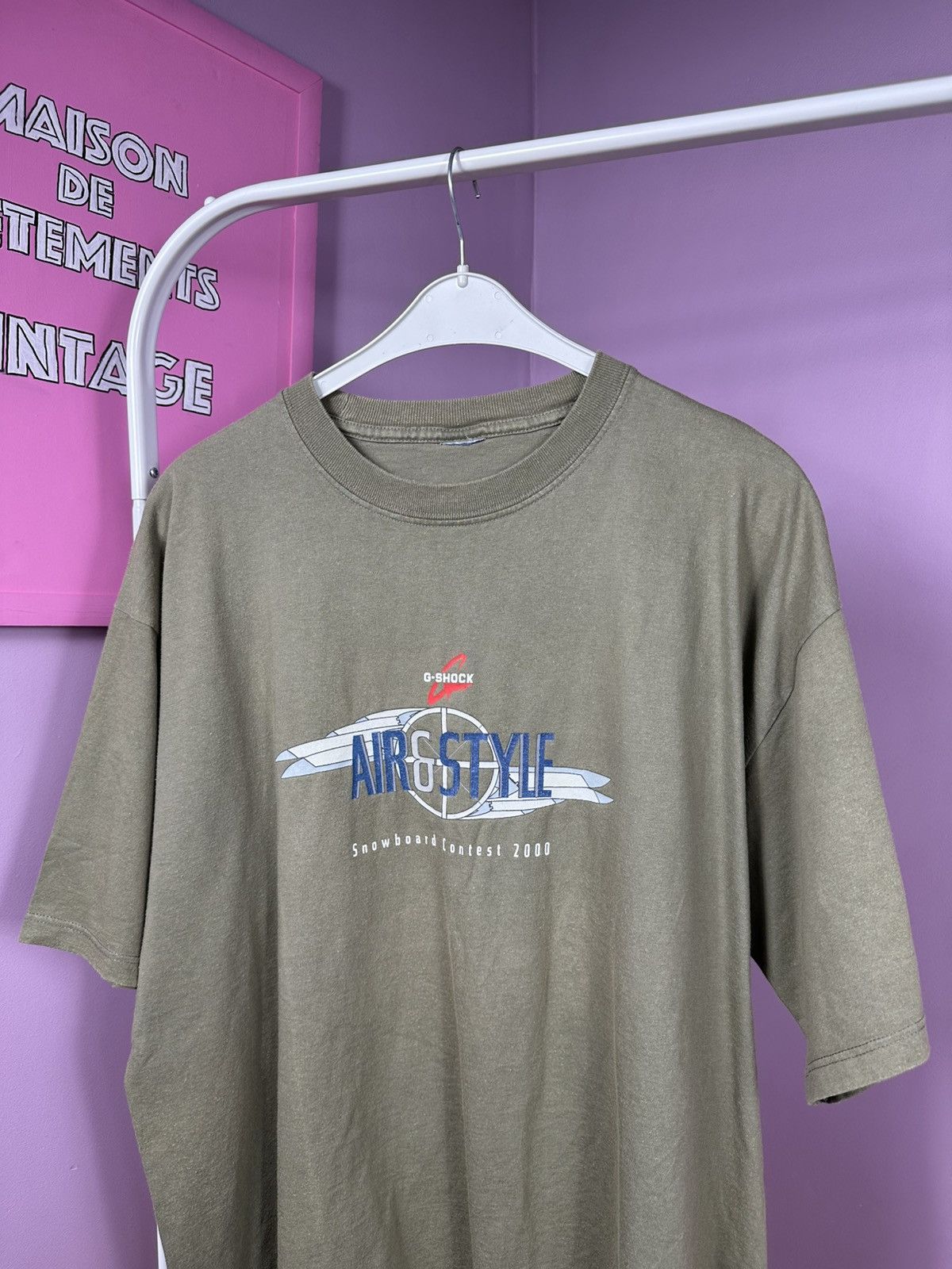Quiksilver 2000 Quiksilver X G-Shock T-Shirt Snowboard Contest Size US L / EU 52-54 / 3 - 5 Thumbnail