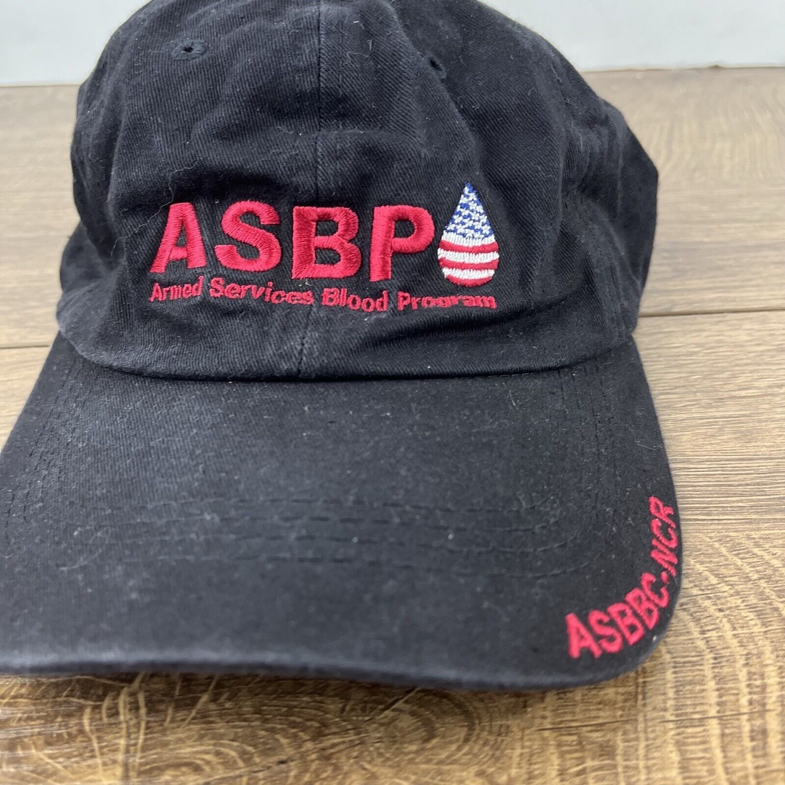 Other ASBP Hat Armed Services Blood Hat Black Adjustable Hat Black Size ONE SIZE - 7 Thumbnail