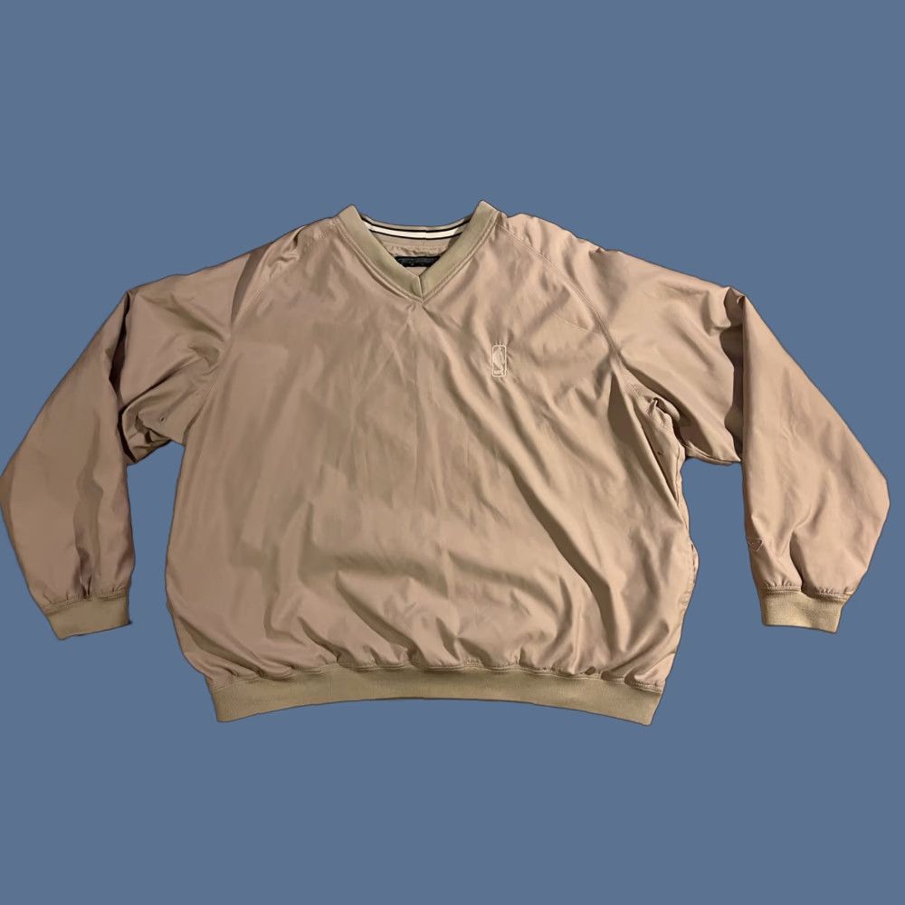 Reebok VINTAGE Reebok Golf NBA Logo Windbreaker Jacket Men's 2XL Beige Size US XXL / EU 58 / 5 - 1 Thumbnail