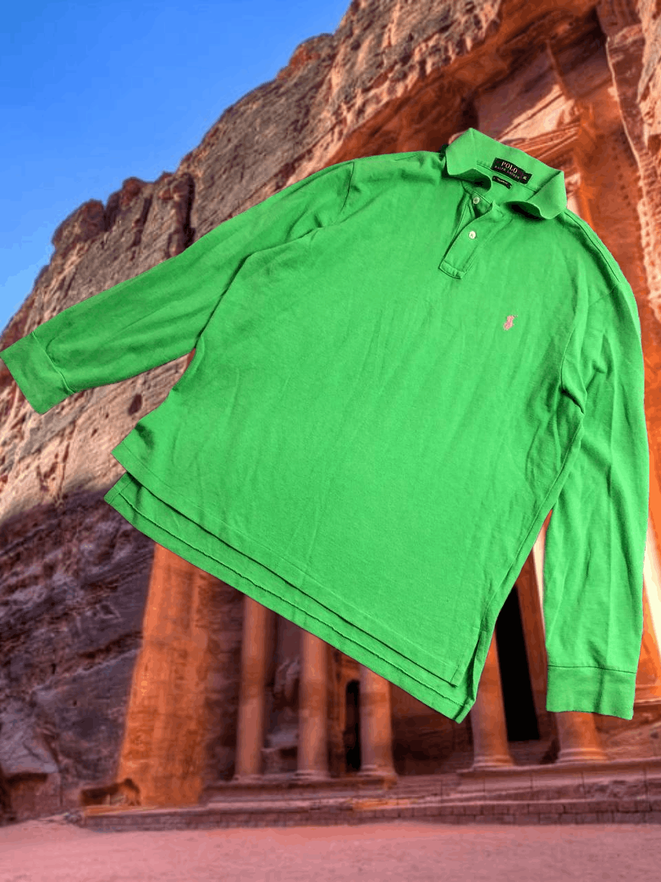 Polo Ralph Lauren Y2K Vintage Streetwear Long Sleeve Polo Ralph Lauren Size US XL / EU 56 / 4 - 1 Thumbnail