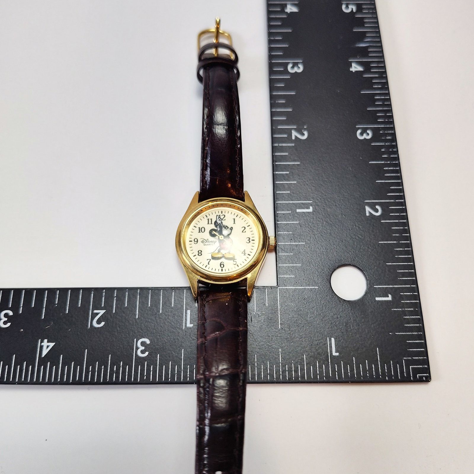 Disney Disney Parks Mickey Mouse Petite Watch Gold Small Face Size ONE SIZE - 5 Thumbnail