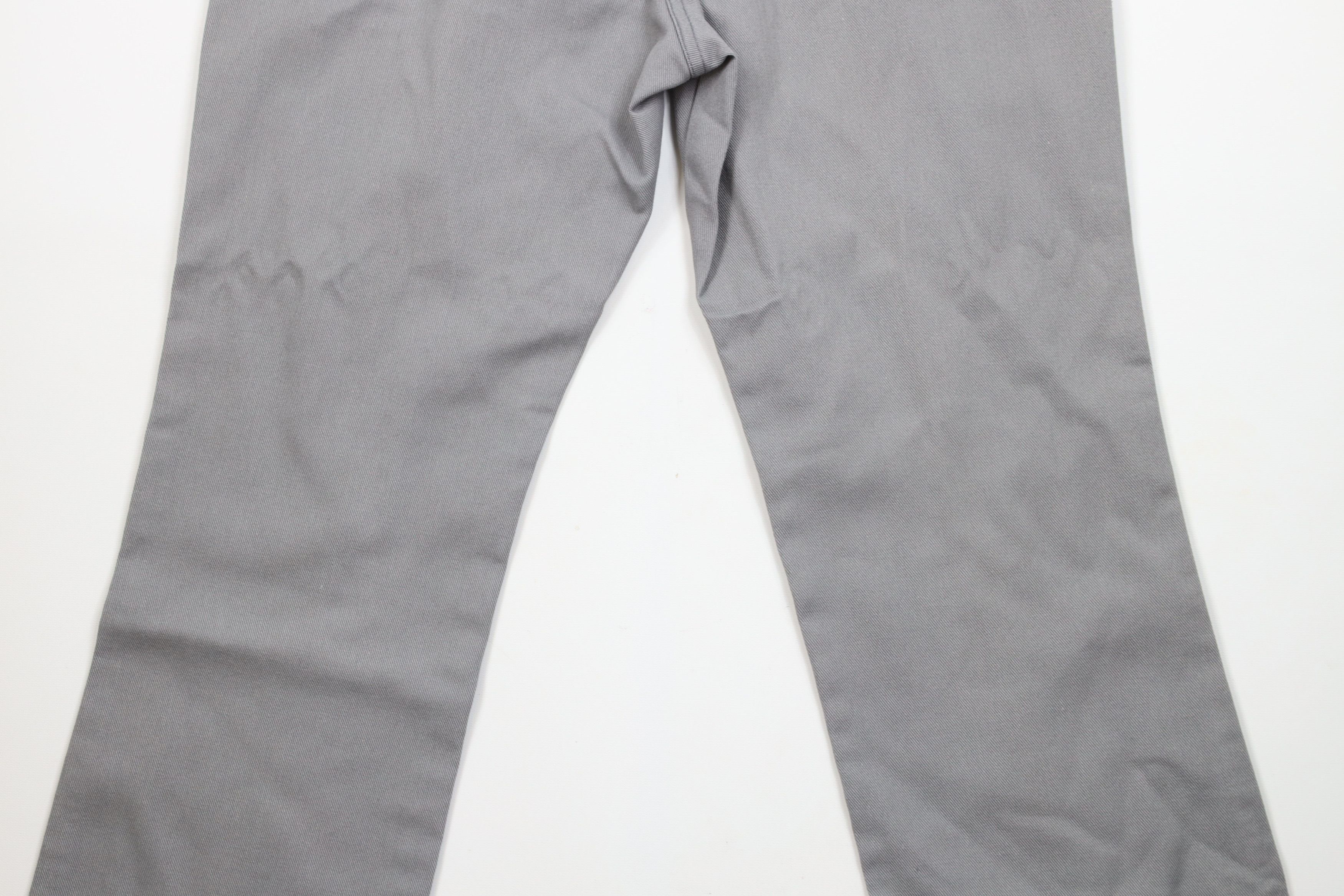 Dickies × Vintage Vintage 70s Dickies Flared Wide Leg Denim Jeans Gray USA Size US 34 / EU 50 - 10 Thumbnail