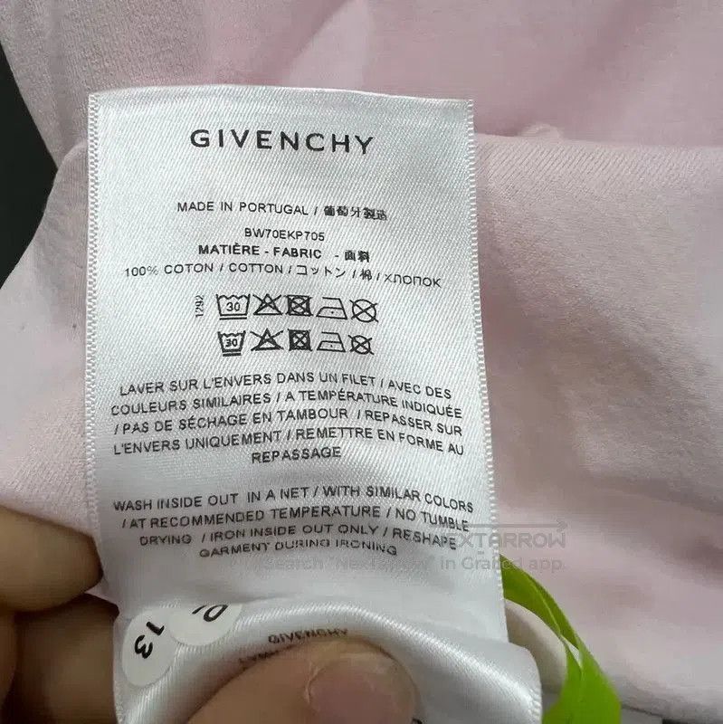 Givenchy Givenchy Pink Logo Short Sleeve T-Shirt . Size S / US 4 / IT 40 - 5 Thumbnail