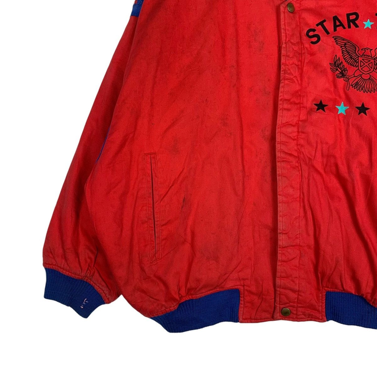 Japanese Brand Star Train By Mieko Yamasami Bomber Jacket Size US M / EU 48-50 / 2 - 3 Thumbnail