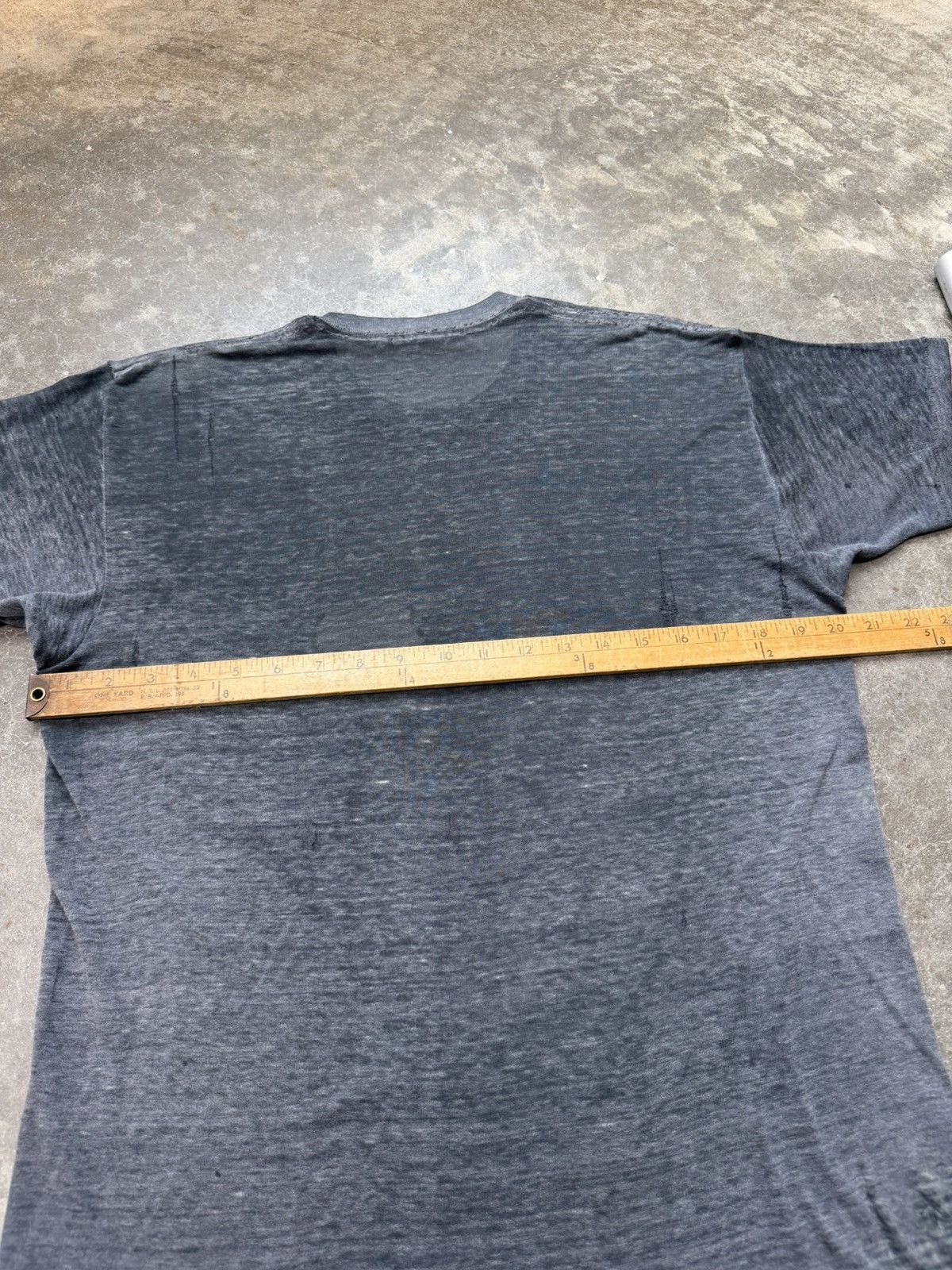 Vintage 80s Thrashed Faded Paper Thin Pocket T Shirt ERD Grunge Size US M / EU 48-50 / 2 - 8 Thumbnail