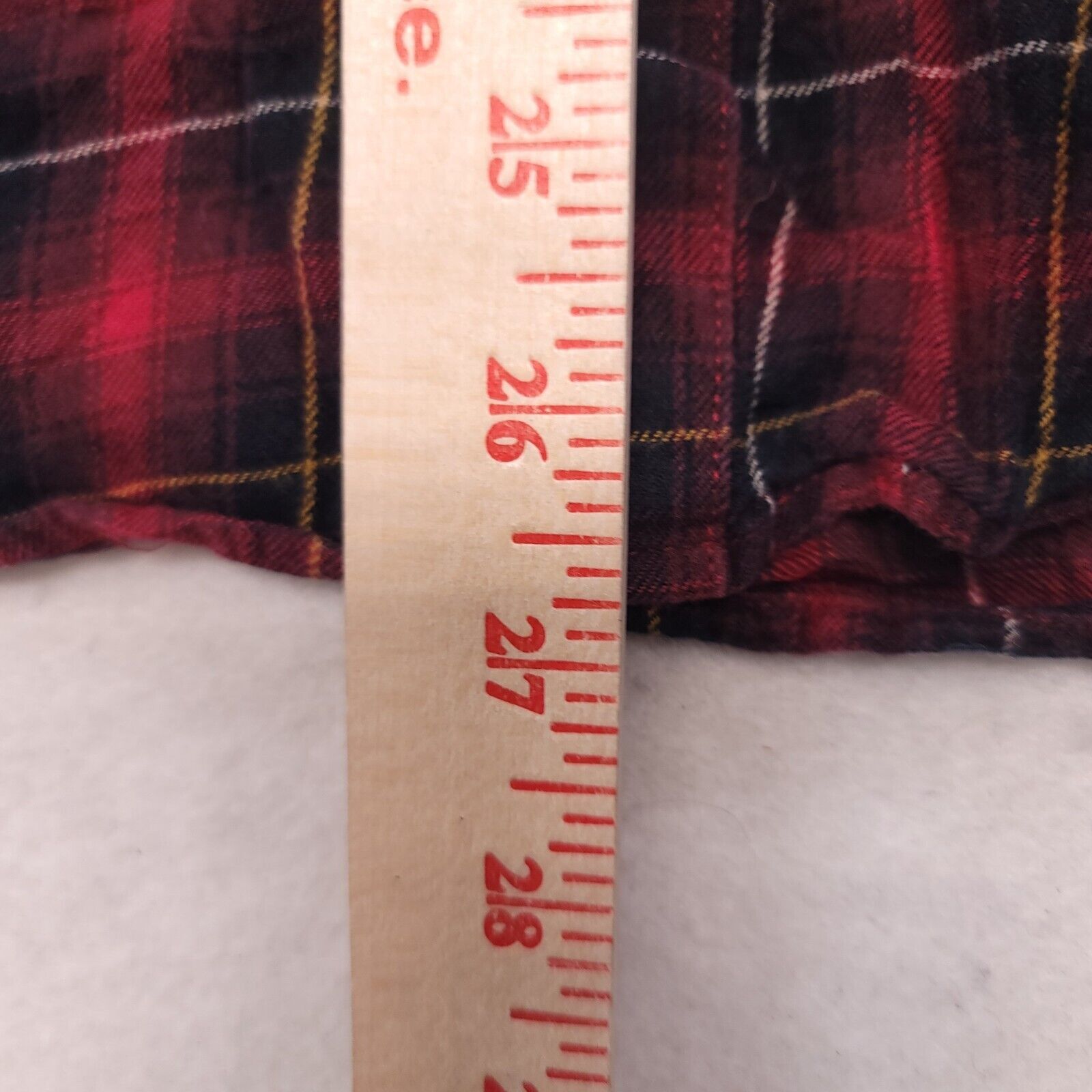 River Island River Island Tartan Flannel Shirt Mens Size Small Red Black Size US S / EU 44-46 / 1 - 7 Thumbnail