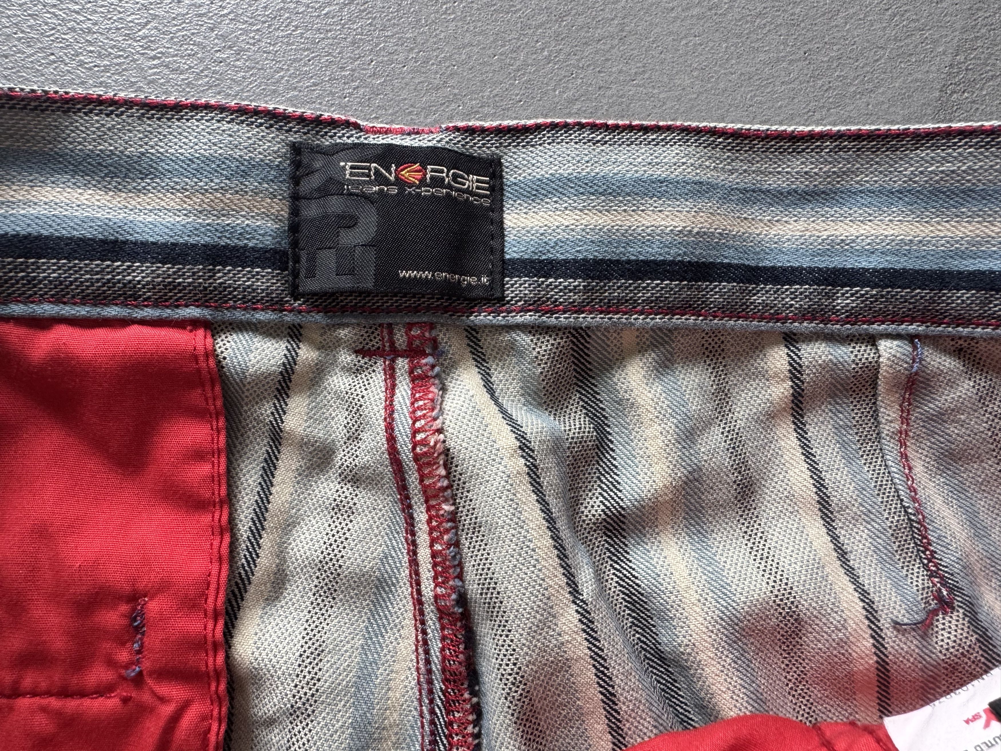 Energie Vintage Energie Striped Bell Bottom Flared Jeans Size US 31 - 6 Thumbnail