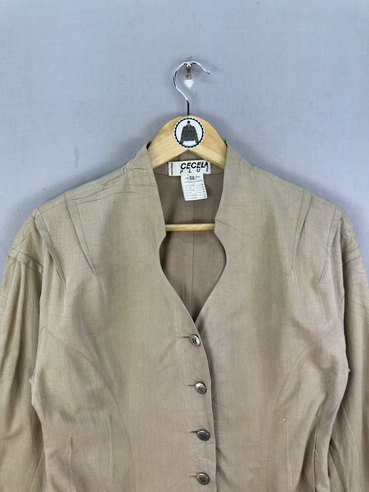 Japanese Brand Cecela Plus Coat Jacket Size S / US 4 / IT 40 - 7 Thumbnail