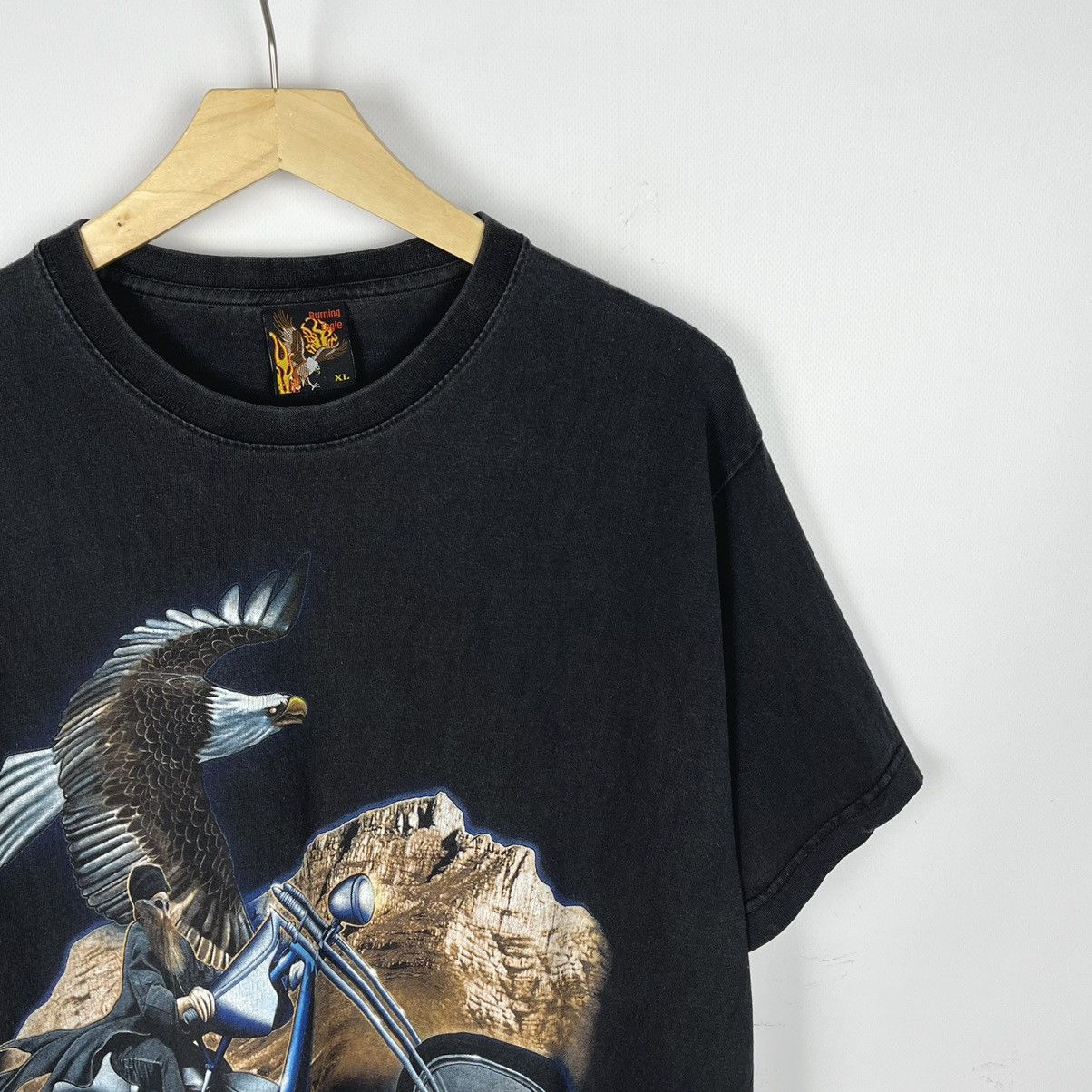 Harley Davidson Vintage Harley Davidson “Wild and Free” biker tee 90’s Size US XL / EU 56 / 4 - 3 Thumbnail