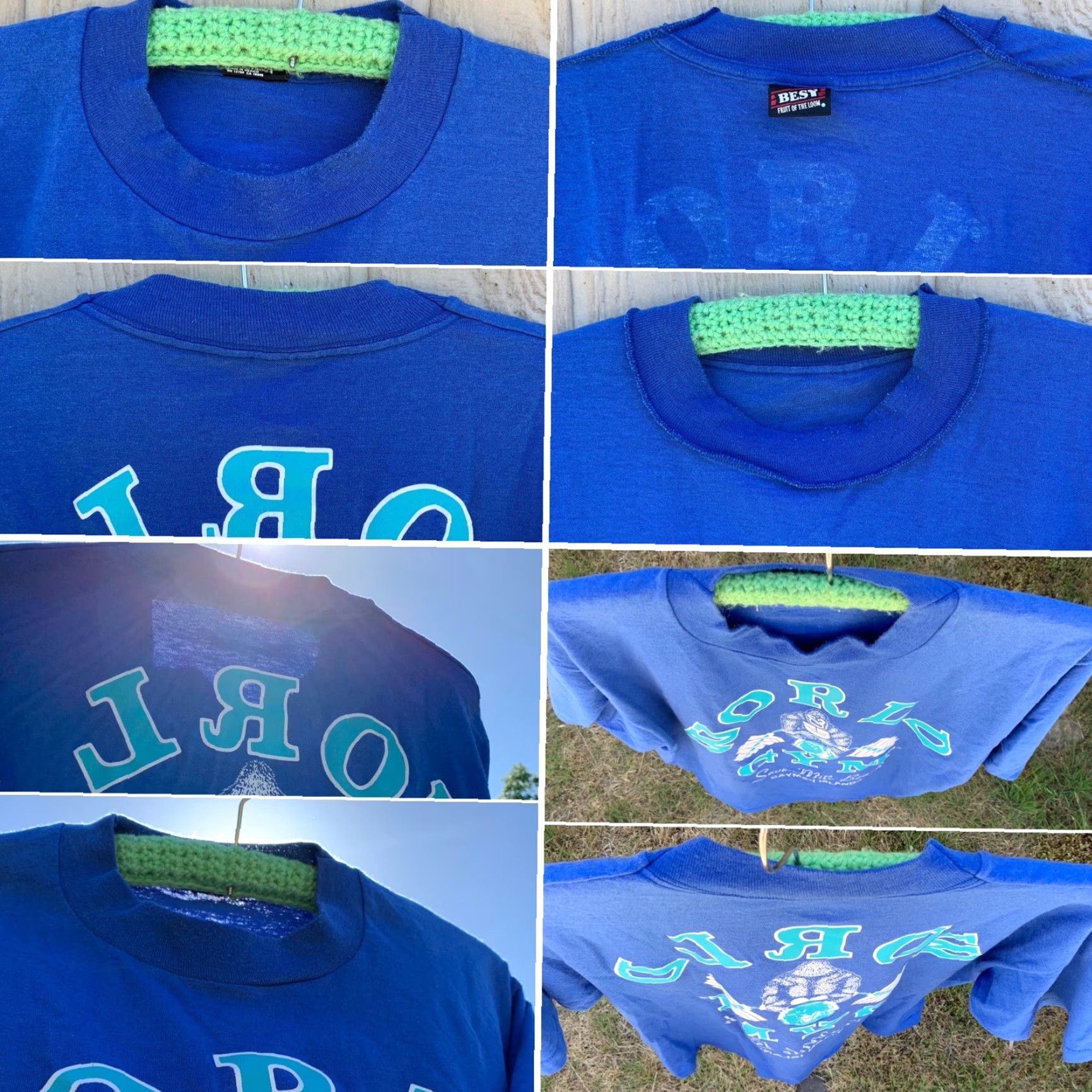 Fruit Of The Loom VINTAGE World Gym Cayman Islands Seven Mile Beach T Shirt Frt Back Graphics Sz L Mens Graphic Print 90s Beach Gym Size US L / EU 52-54 / 3 - 4 Thumbnail